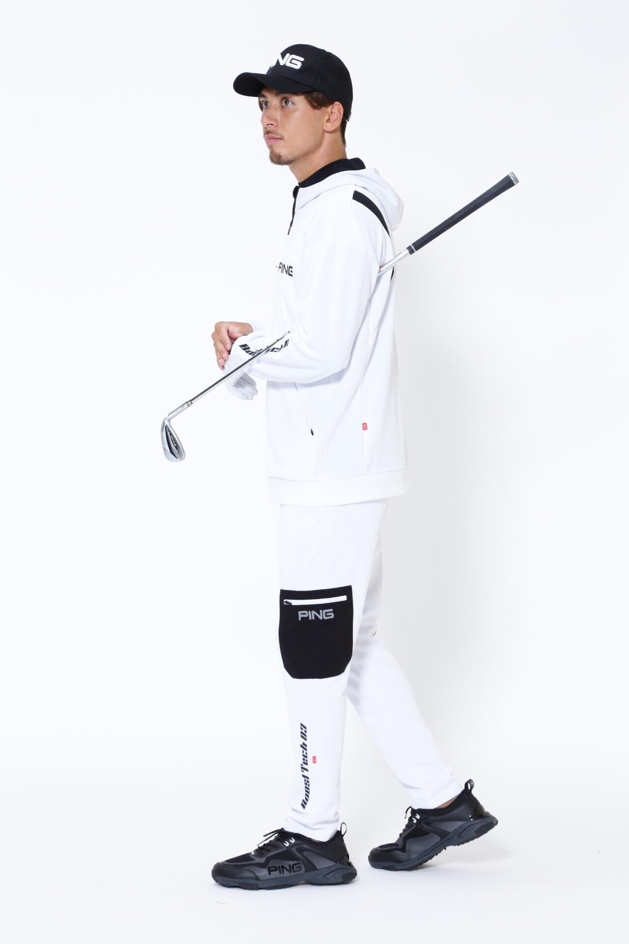 PING APPAREL】アドエルム コンパクトニット フルジップフーディー