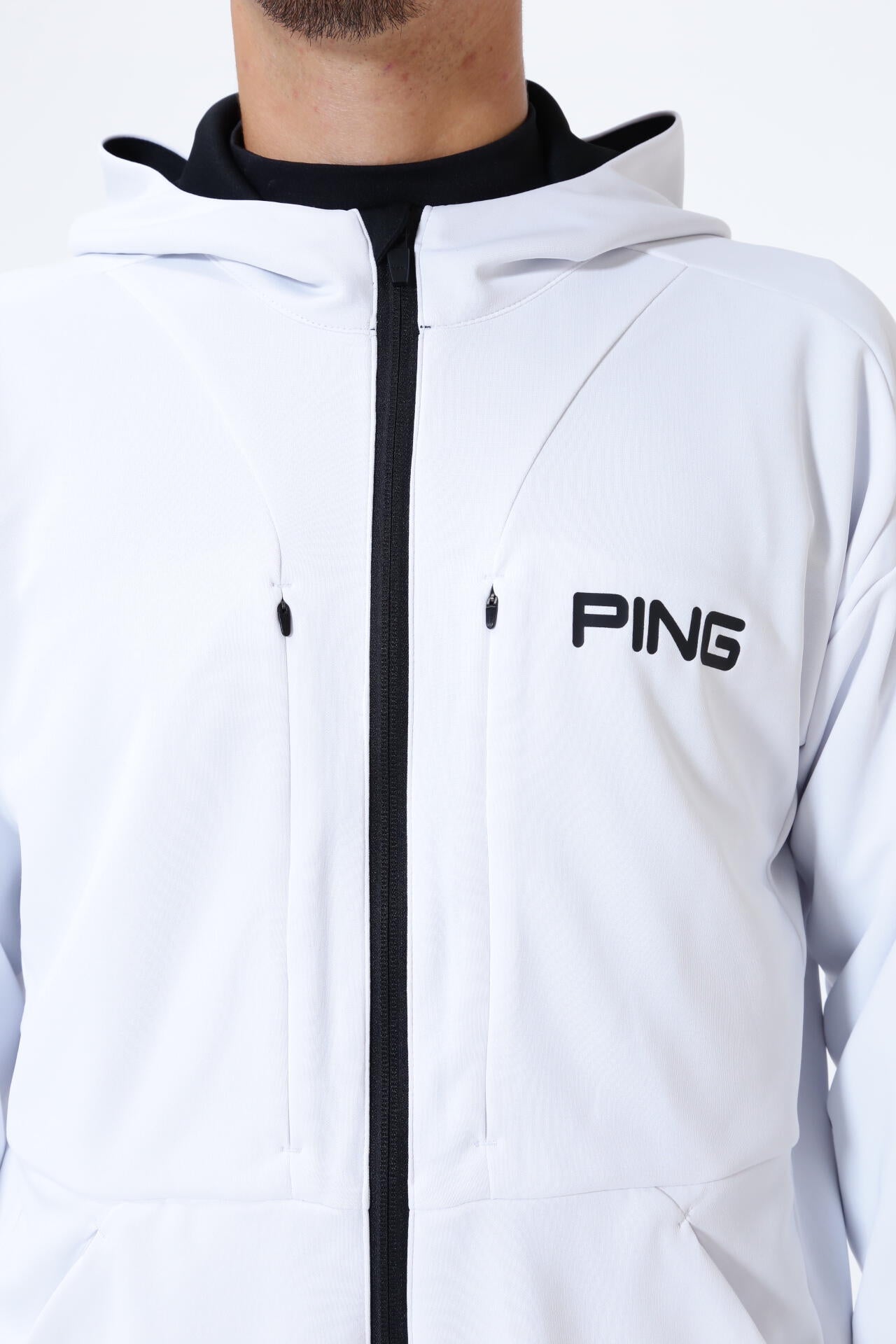 PING APPAREL】アドエルム コンパクトニット フルジップフーディー