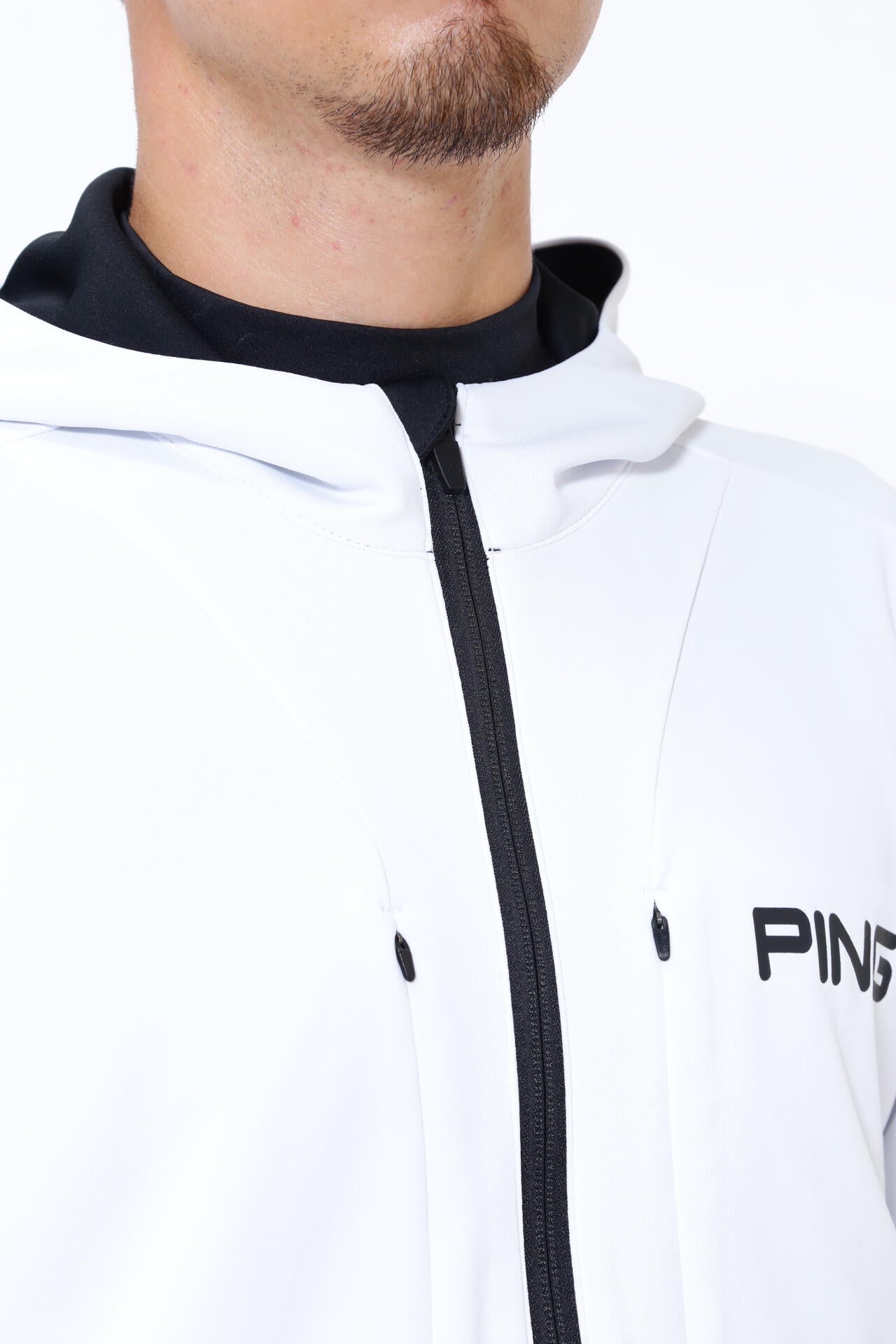 PING APPAREL】アドエルム コンパクトニット フルジップフーディー