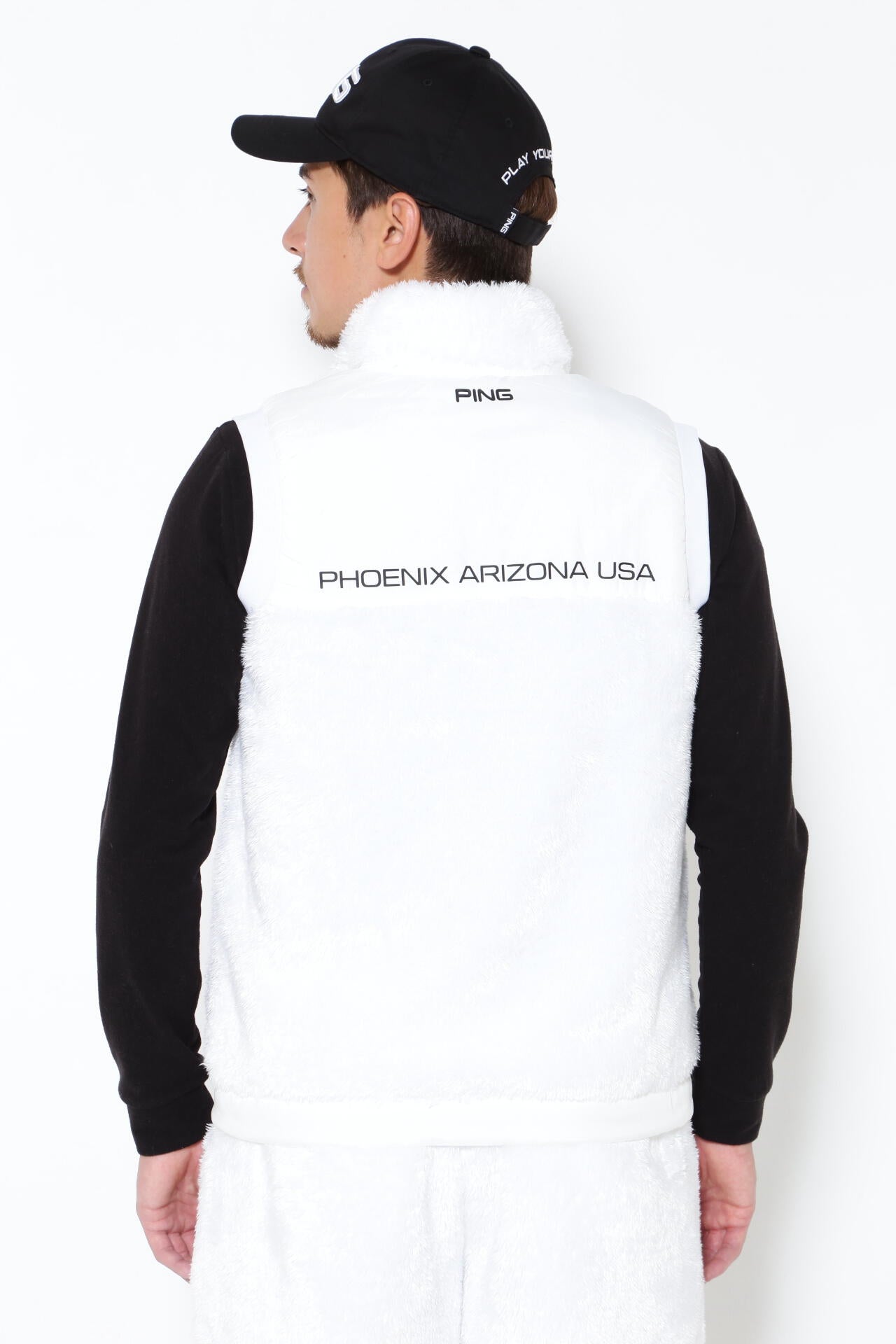PING APPAREL】ボアフリースフルジップベスト ＜PERFORMANCE＞ (MENS