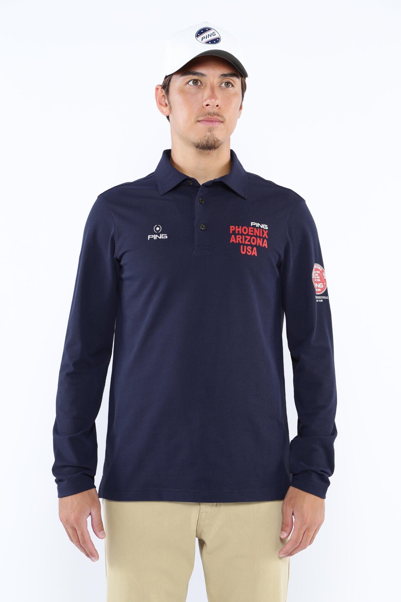 PING APPAREL】長袖ポロシャツ ＜NATIVE＞ (MENS) | PING（ピン
