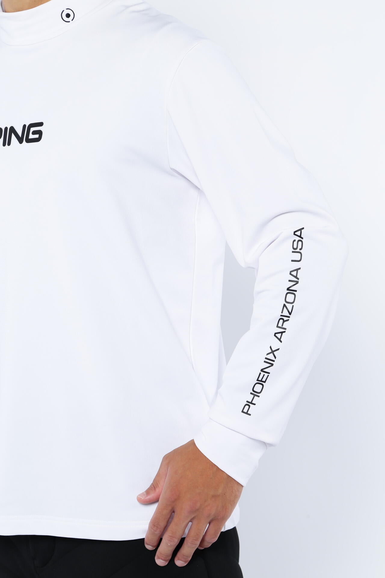 【PING APPAREL】エアーフレイク長袖ハイネックカットソー ＜PERFORMANCE＞ (MENS)
