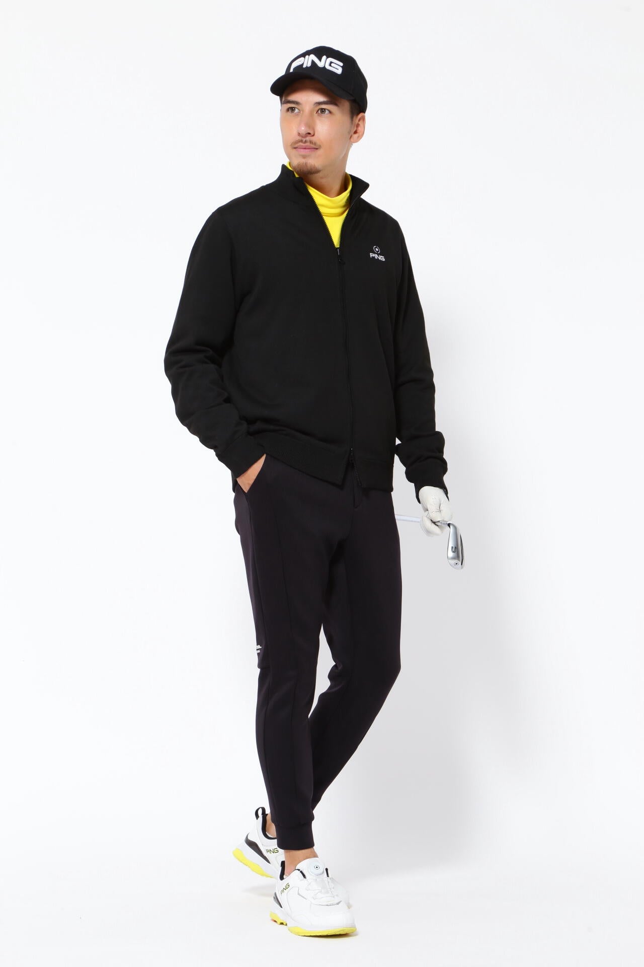 【PING APPAREL】エアーフレイク長袖ハイネックカットソー ＜PERFORMANCE＞ (MENS)