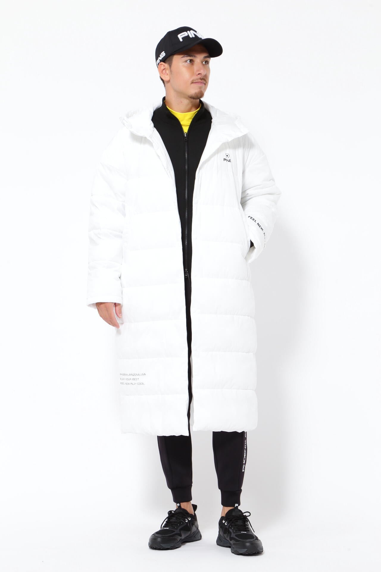 【PING APPAREL】エアーフレイク長袖ハイネックカットソー ＜PERFORMANCE＞ (MENS)