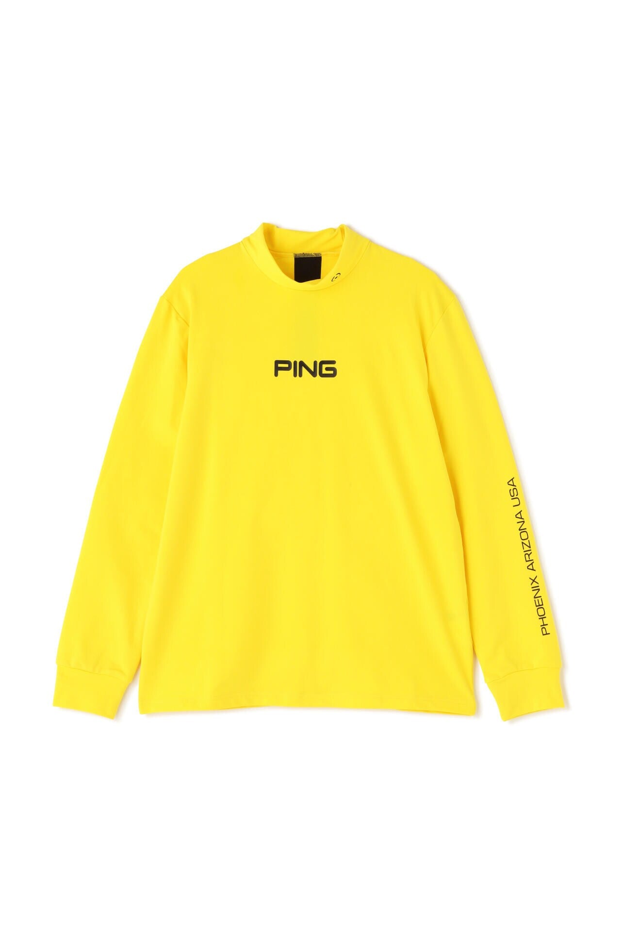 PING APPAREL】エアーフレイク長袖ハイネックカットソー