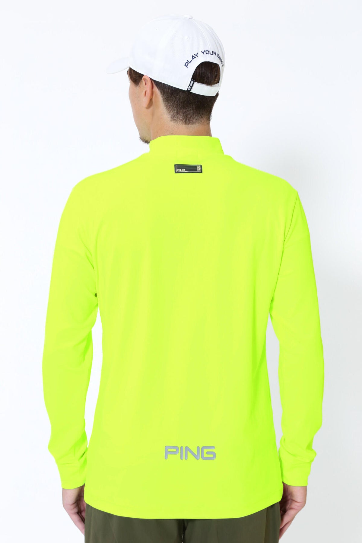 【PING APPAREL】ベアスムース長袖ハイネックカットソー ＜GOLD＞ (MENS)
