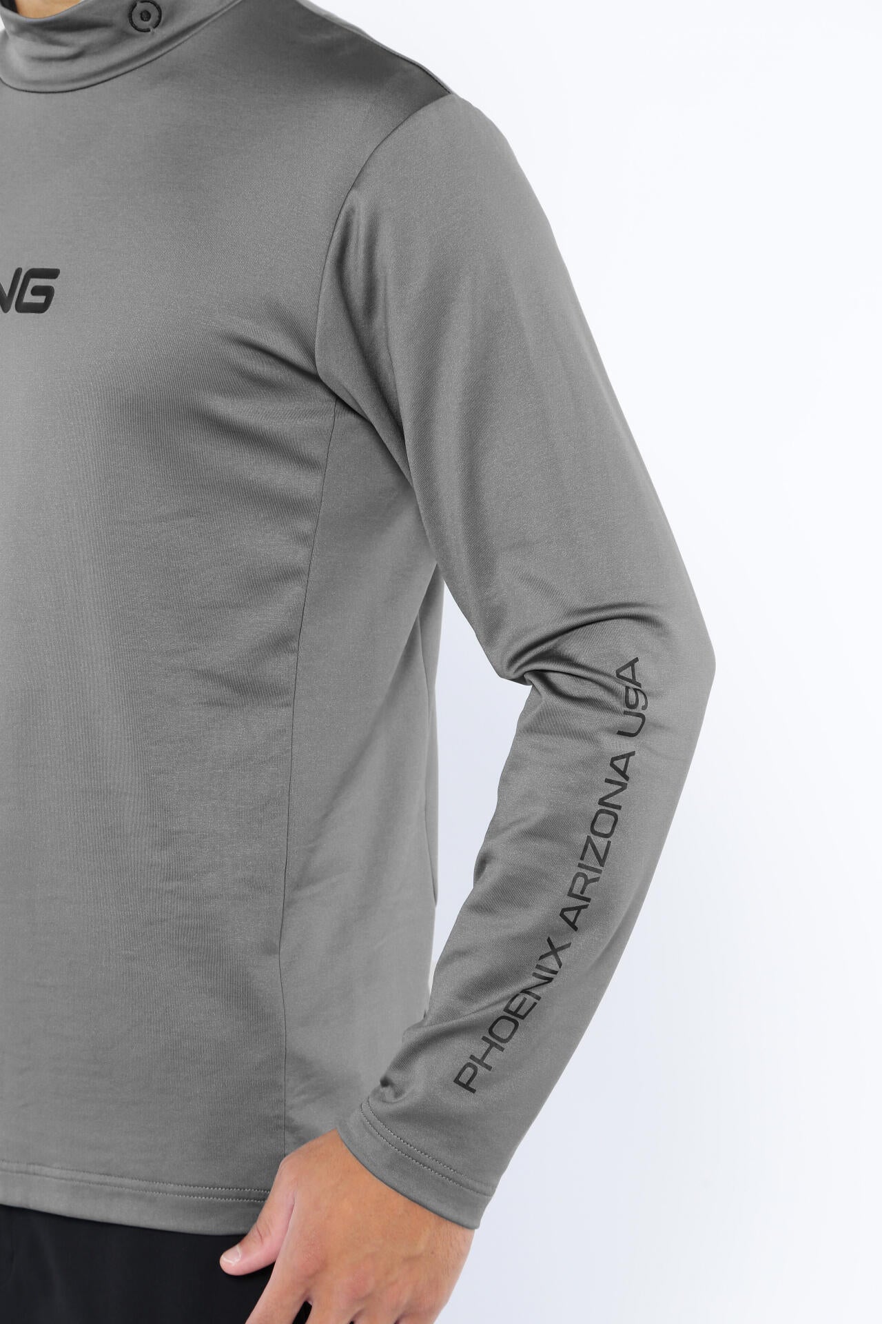 PING APPAREL】UV長袖ハイネックカットソー ＜PERFORMANCE＞ (MENS