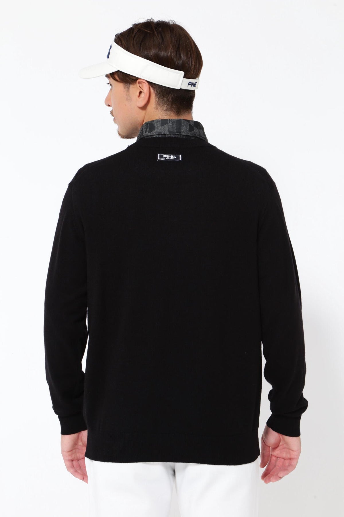 【PING APPAREL】10色展開 プレーンニッティング クルーネックニット ＜NATIVE＞ (MENS)