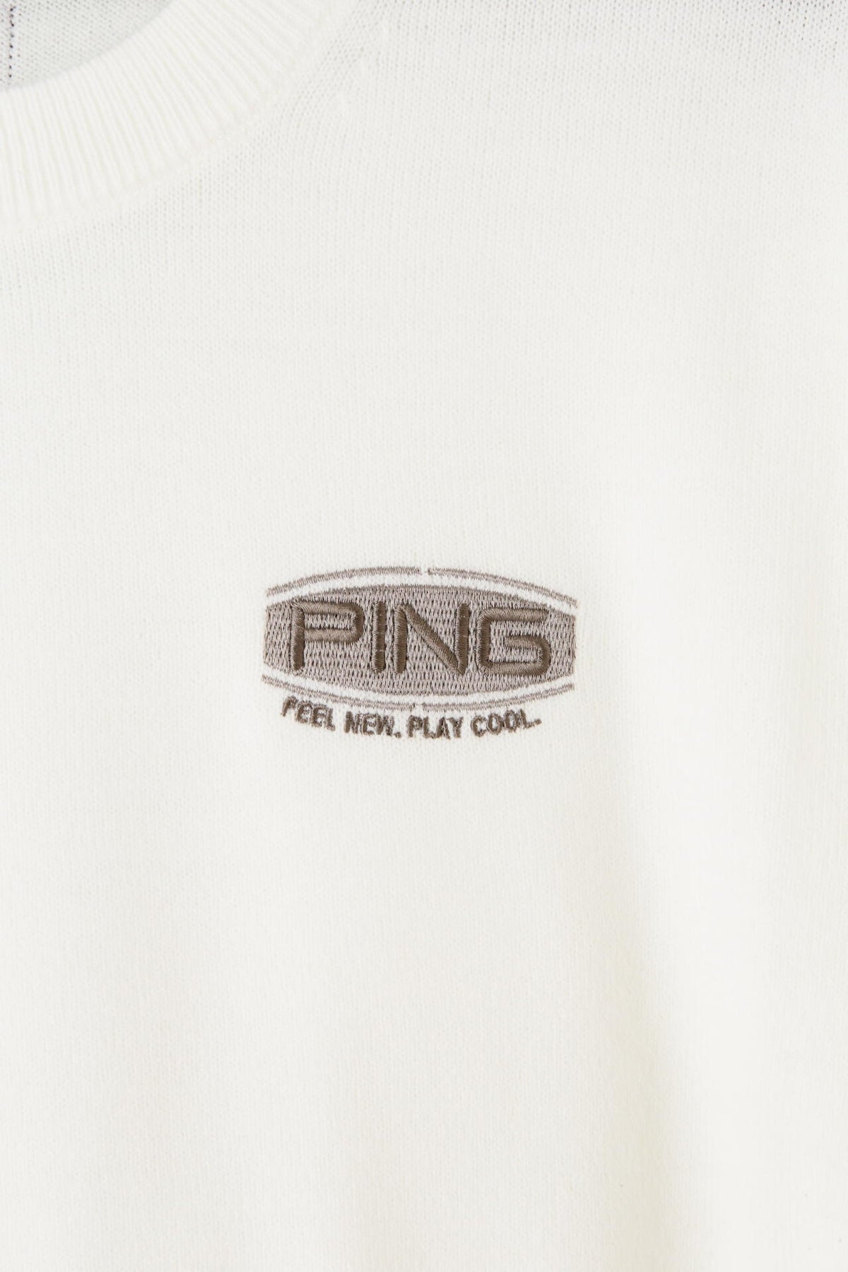 【PING APPAREL】10色展開 プレーンニッティング クルーネックニット ＜NATIVE＞ (MENS)