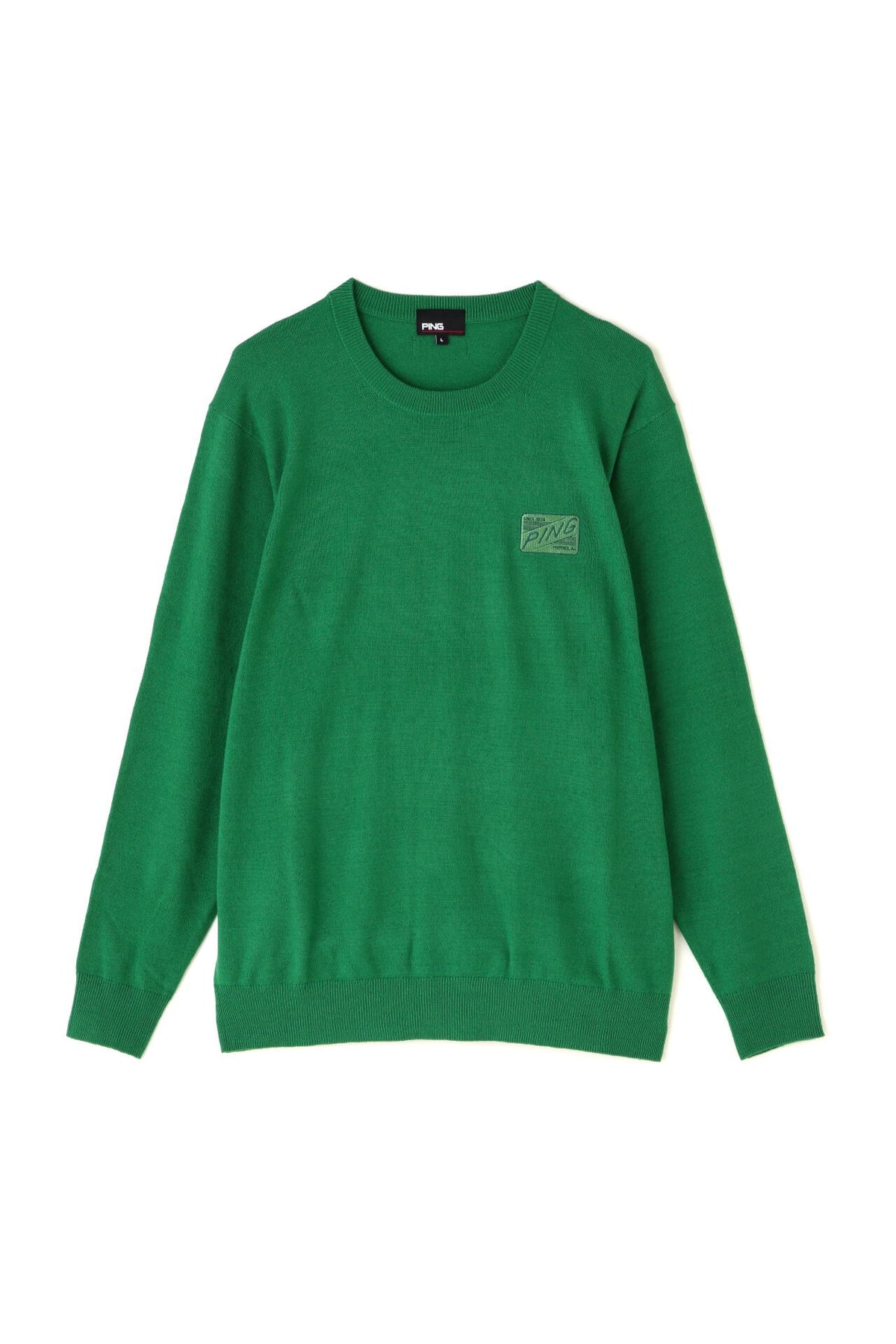 【PING APPAREL】10色展開 プレーンニッティング クルーネックニット ＜NATIVE＞ (MENS)