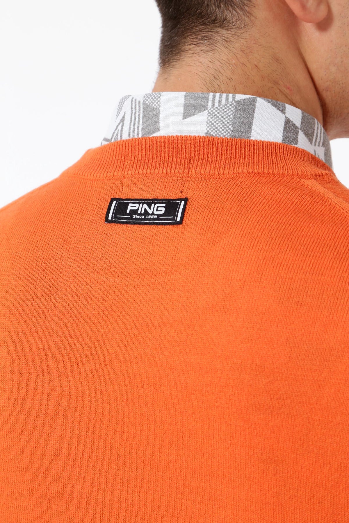 【PING APPAREL】10色展開 プレーンニッティング クルーネックニット ＜NATIVE＞ (MENS)