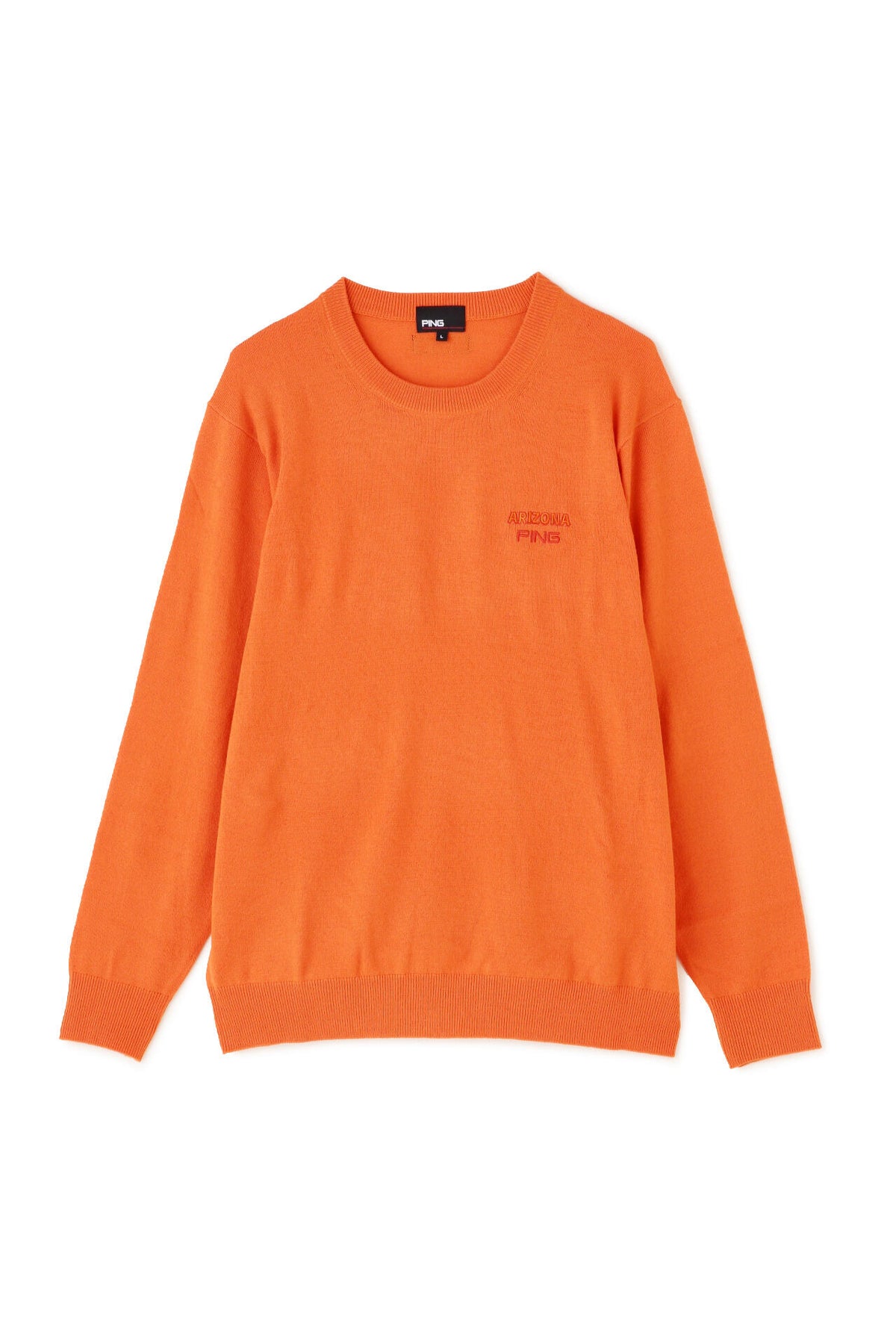 【PING APPAREL】10色展開 プレーンニッティング クルーネックニット ＜NATIVE＞ (MENS)