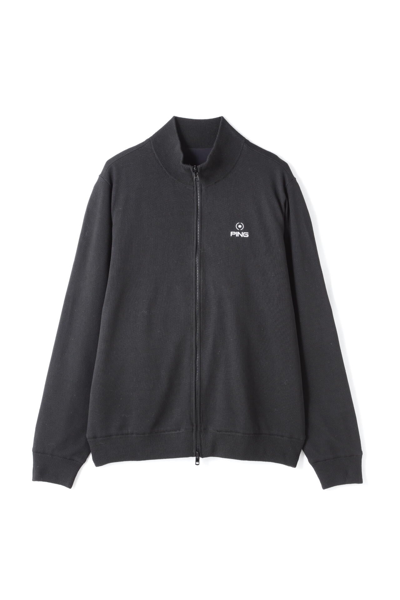 【新品／タグつき】PING　フルジップニットブルゾン　グレー　Ｌ PING APPAREL】フルジップニット リバーシブルブルゾン ＜PERFORMANCE