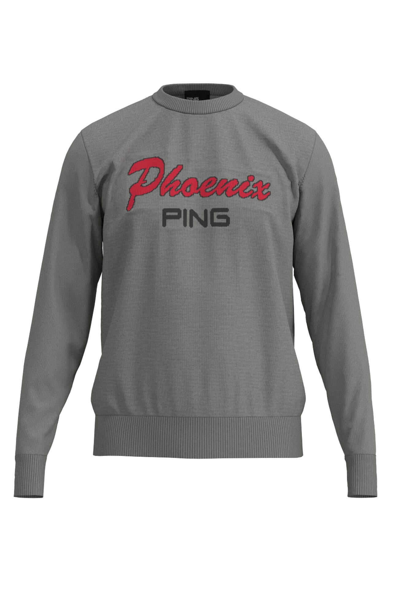 【PING APPAREL】PHOENIXジャガードクルーネックニットプルオーバー ＜NATIVE＞ (MENS)