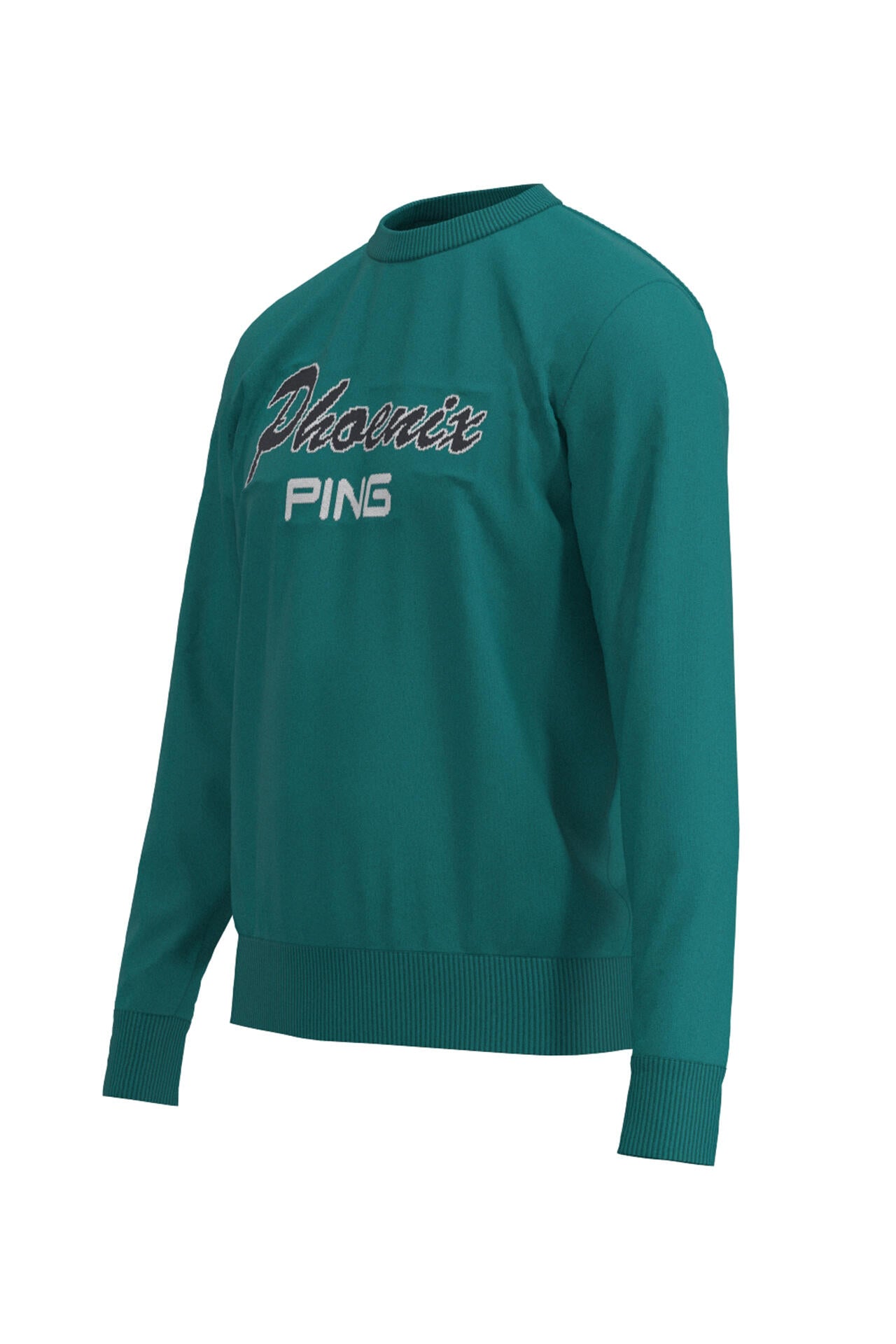 【PING APPAREL】PHOENIXジャガードクルーネックニットプルオーバー ＜NATIVE＞ (MENS)