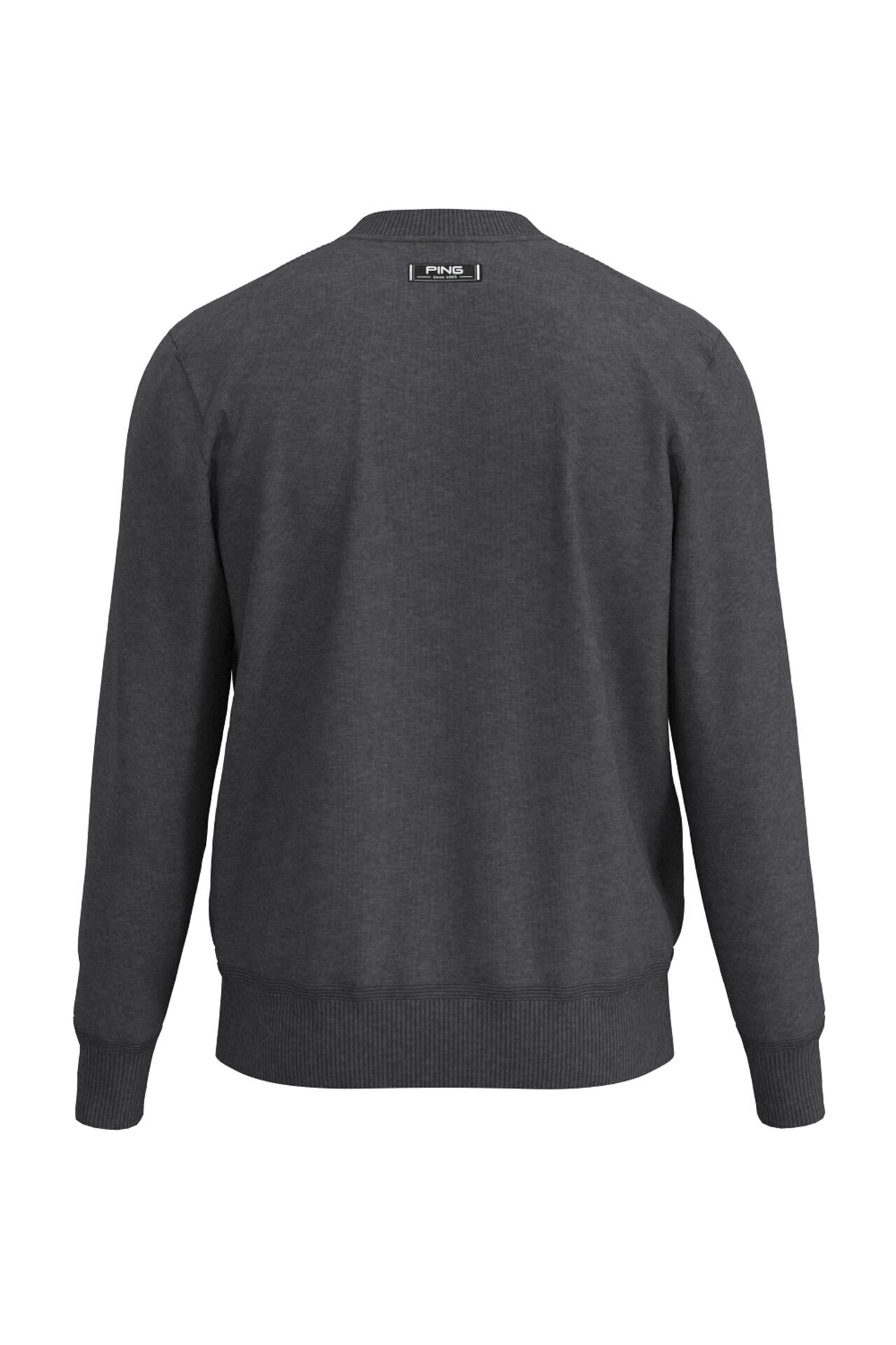 【PING APPAREL】カレッジロゴジャガード クルーネックニットプルオーバー ＜NATIVE＞ (MENS)