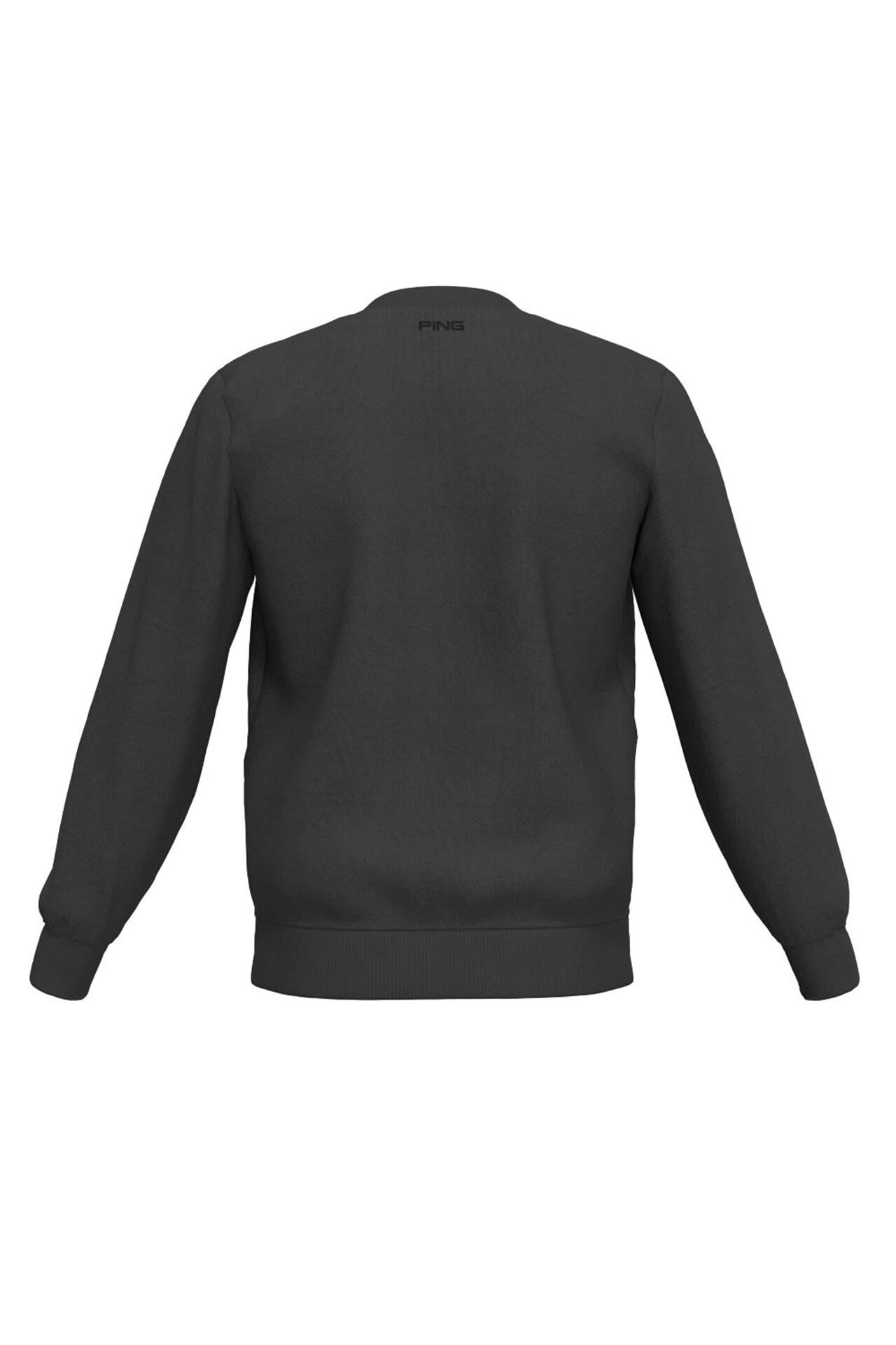 PING カシミヤ100% サイドリブ クルーネックプルオーバー（GRAY／M） PING カシミヤ100% サイドリブ クルーネックプルオーバー（GRAY／M