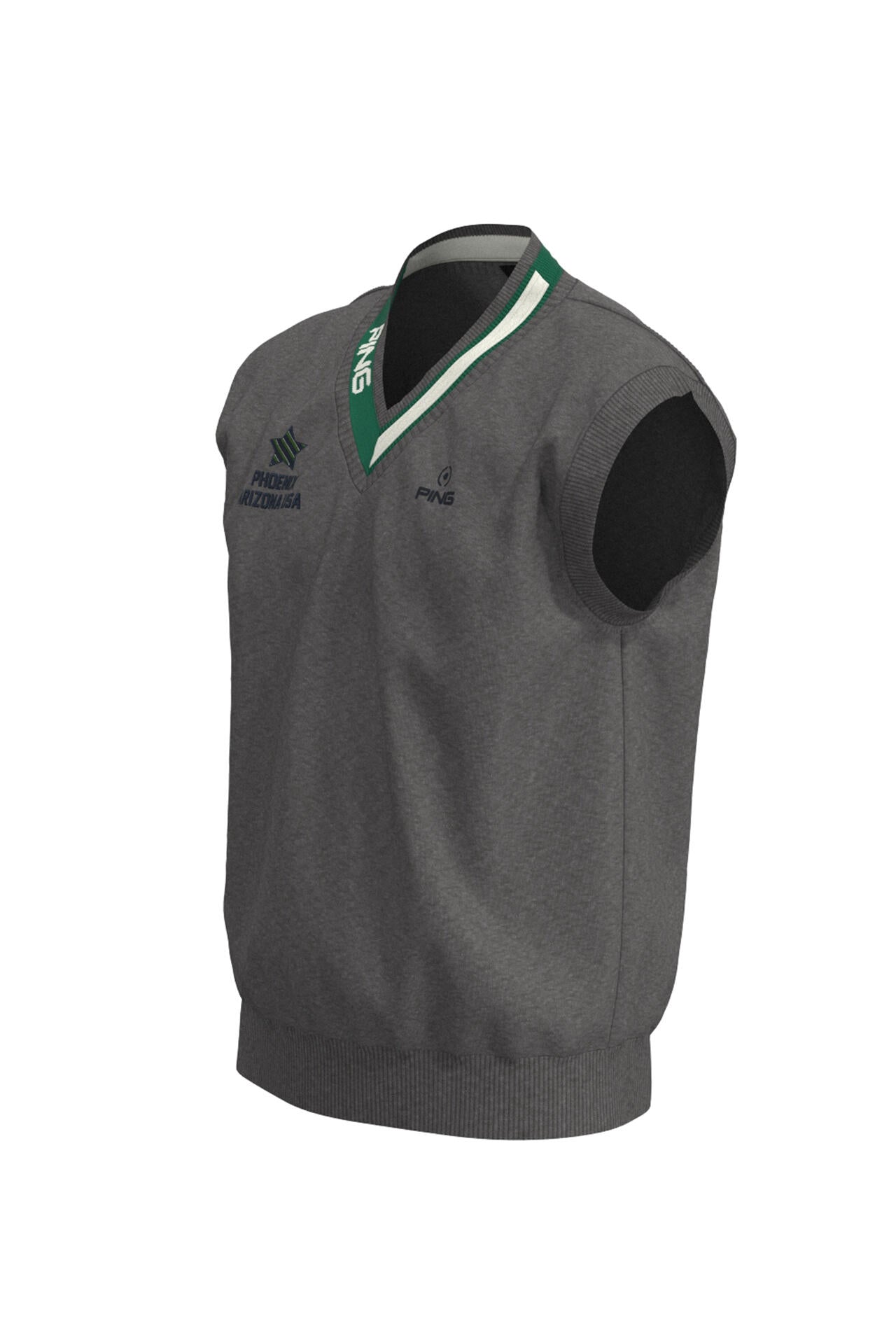 PING APPAREL】ジャガードVネックニットベストプルオーバー