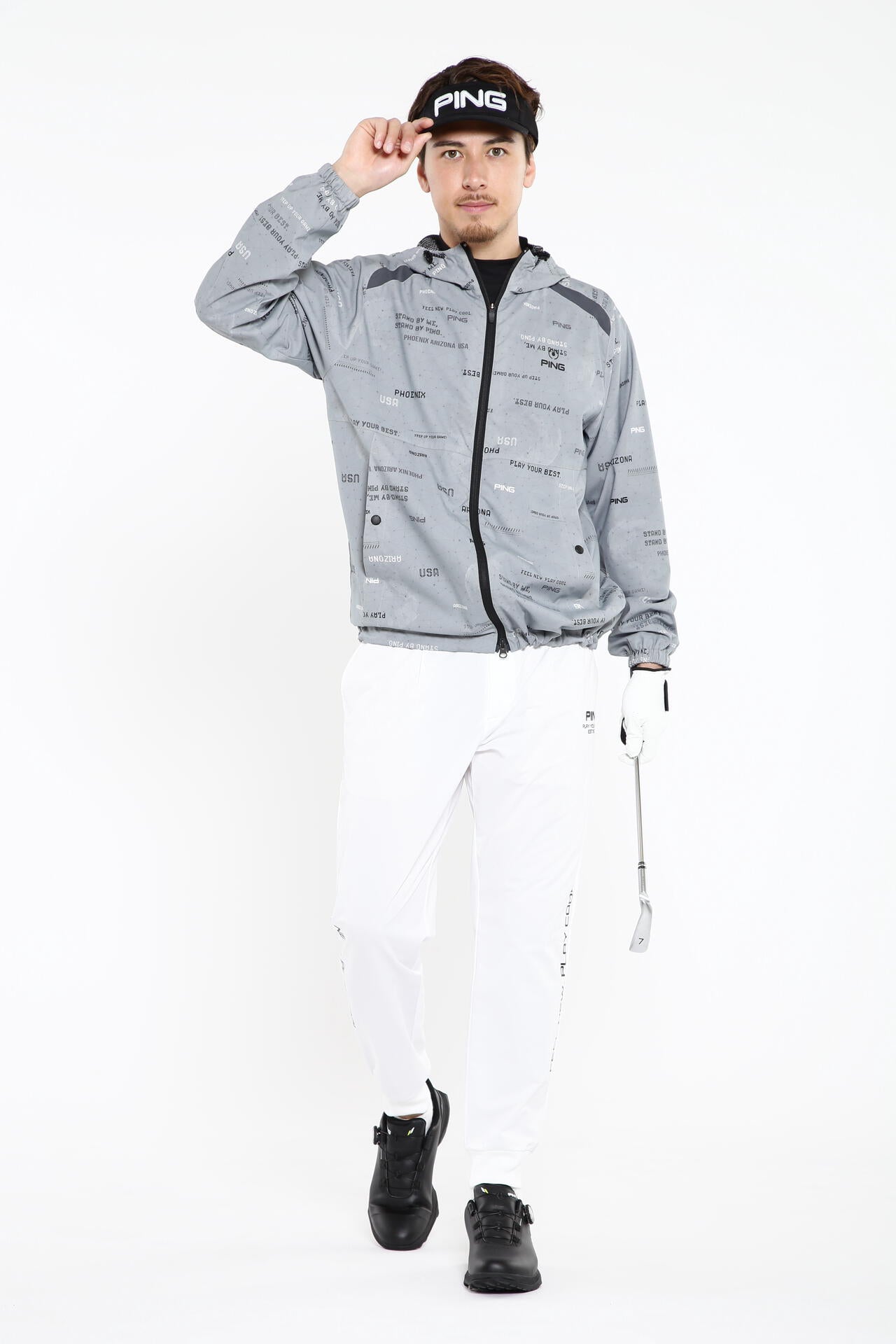 PING APPAREL】布帛裾リブ 撥水ジョガーパンツ ＜PERFORMANCE＞ (MENS