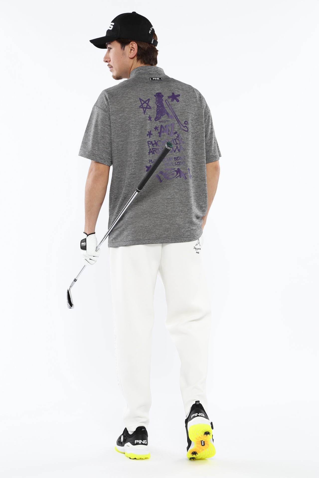 PING APPAREL】ダンボールニット サルエル風イージーパンツ ＜NATIVE