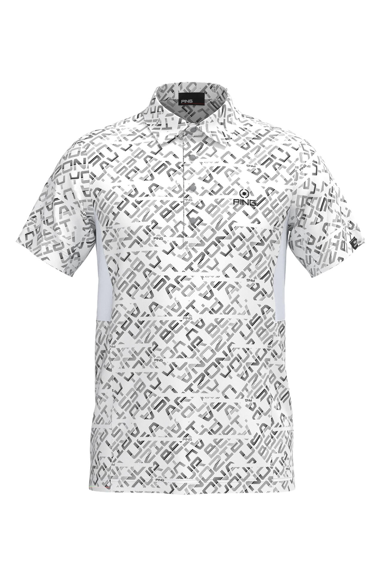 【PING APPAREL】バイアスデジタルロゴジャカードポロシャツ ＜PERFORMANCE＞ (MENS)