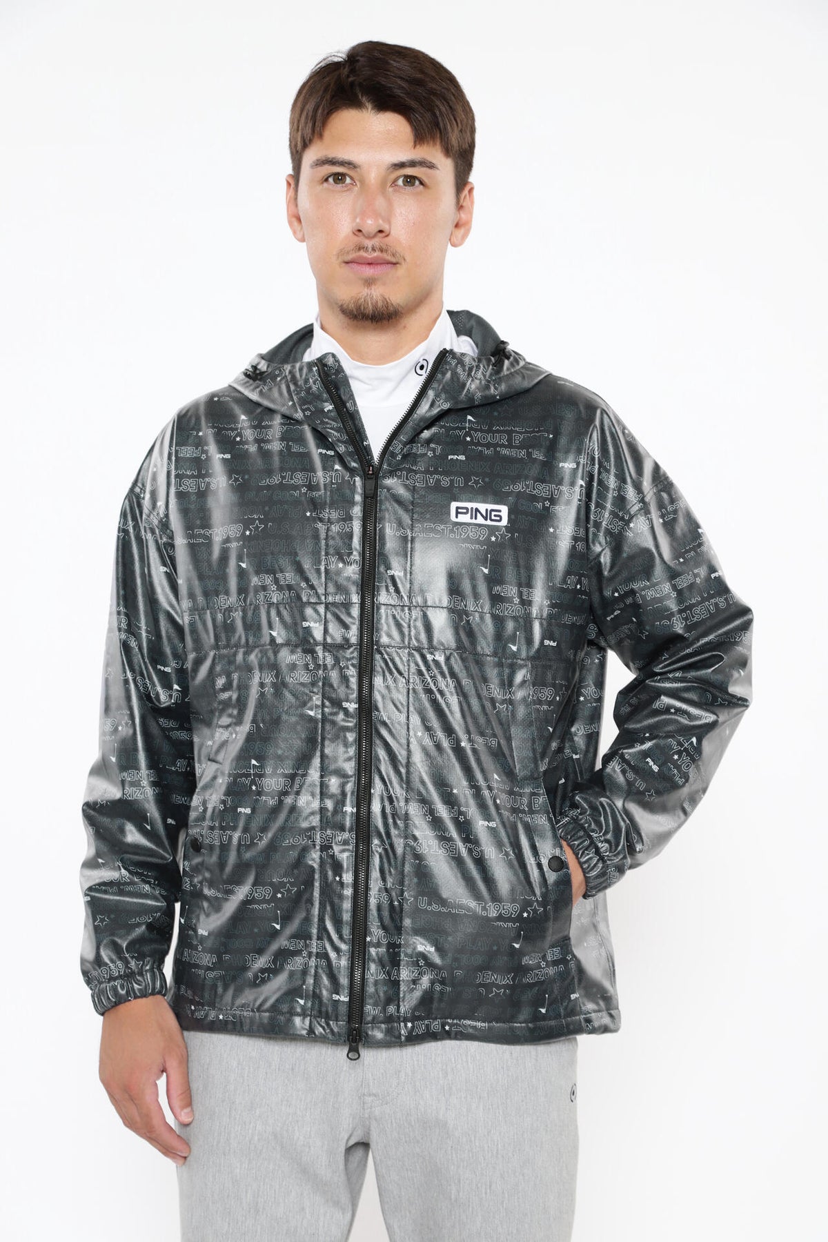 ［PING APPAREL］フルジップフーディーブルゾン ＜NATIVE＞ (MENS)