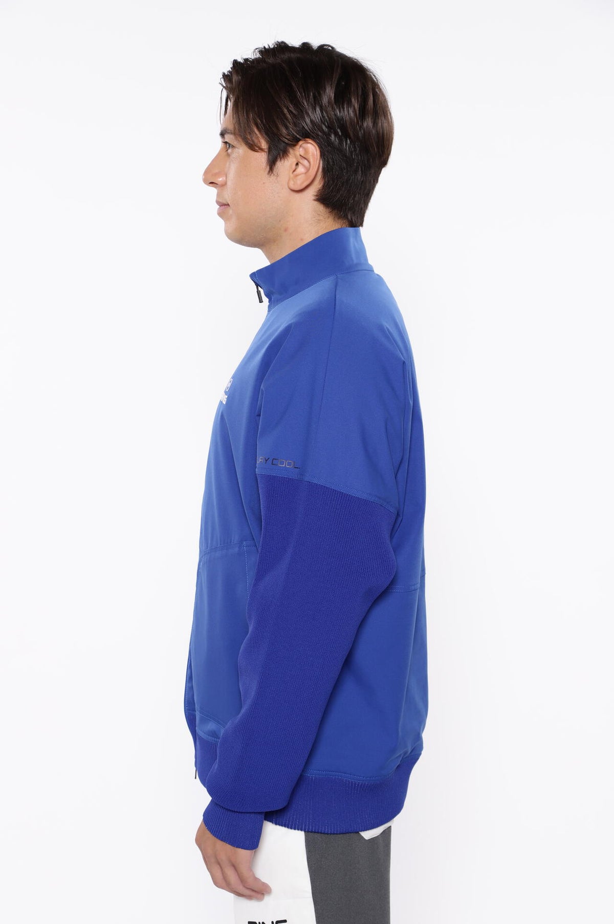 ［PING APPAREL］ストレッチ布帛/トリコット フルジップブルゾン ＜PERFORMANCE＞ (MENS)