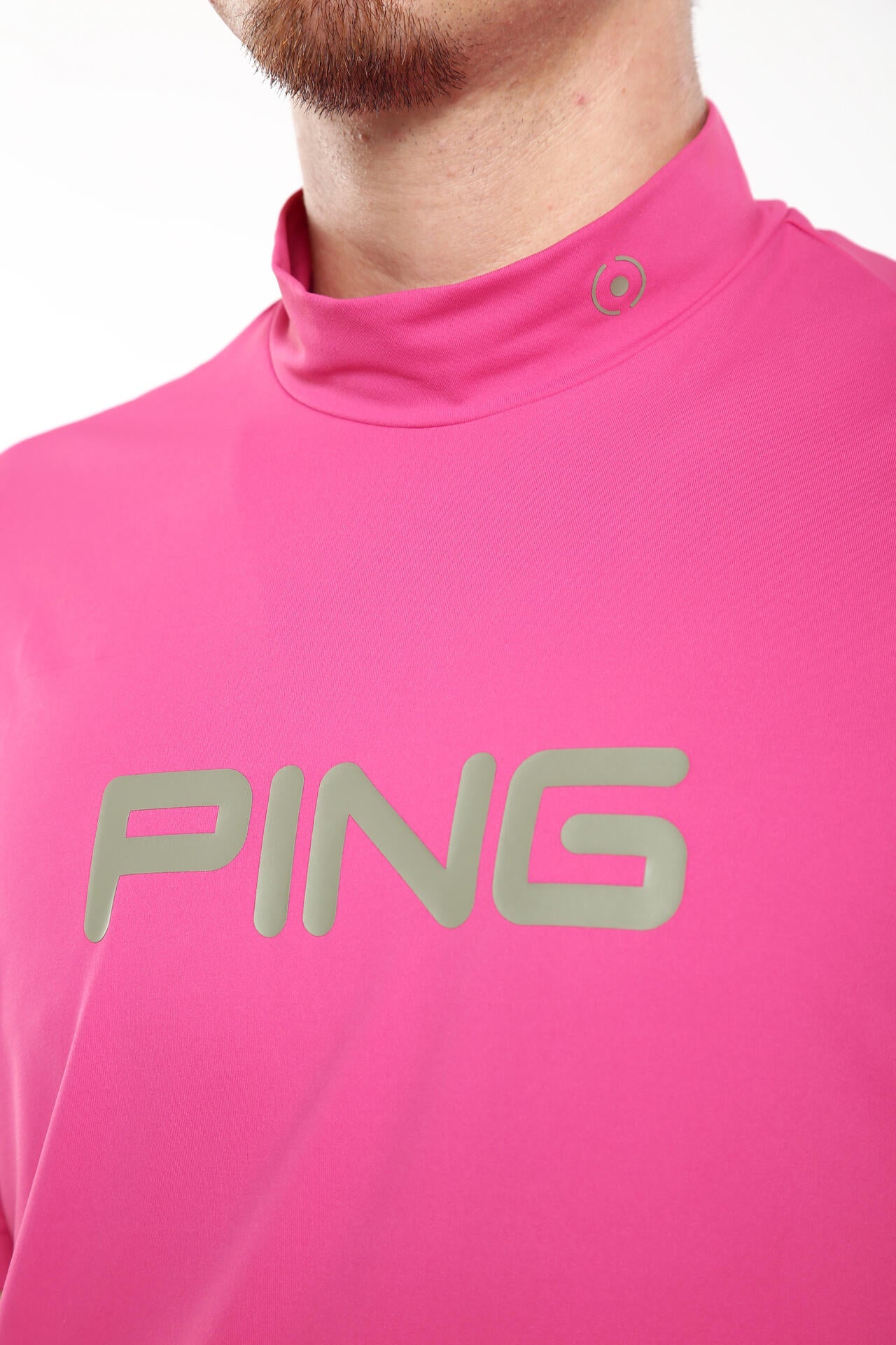 【PING APPAREL】蝉川プロ別注 半袖ハイネックカットソー ＜PERFORMANCE＞ (MENS)