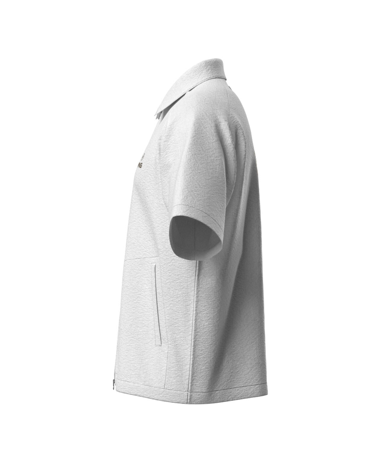 【PING APPAREL】全方向ストレッチサッカー半袖フルジップシャツ ＜NATIVE＞ (MENS)