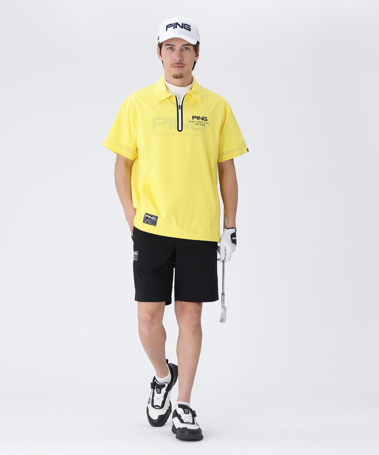 PING APPAREL】涼風-SUZUKAZE 全方向ストレッチタフタショート