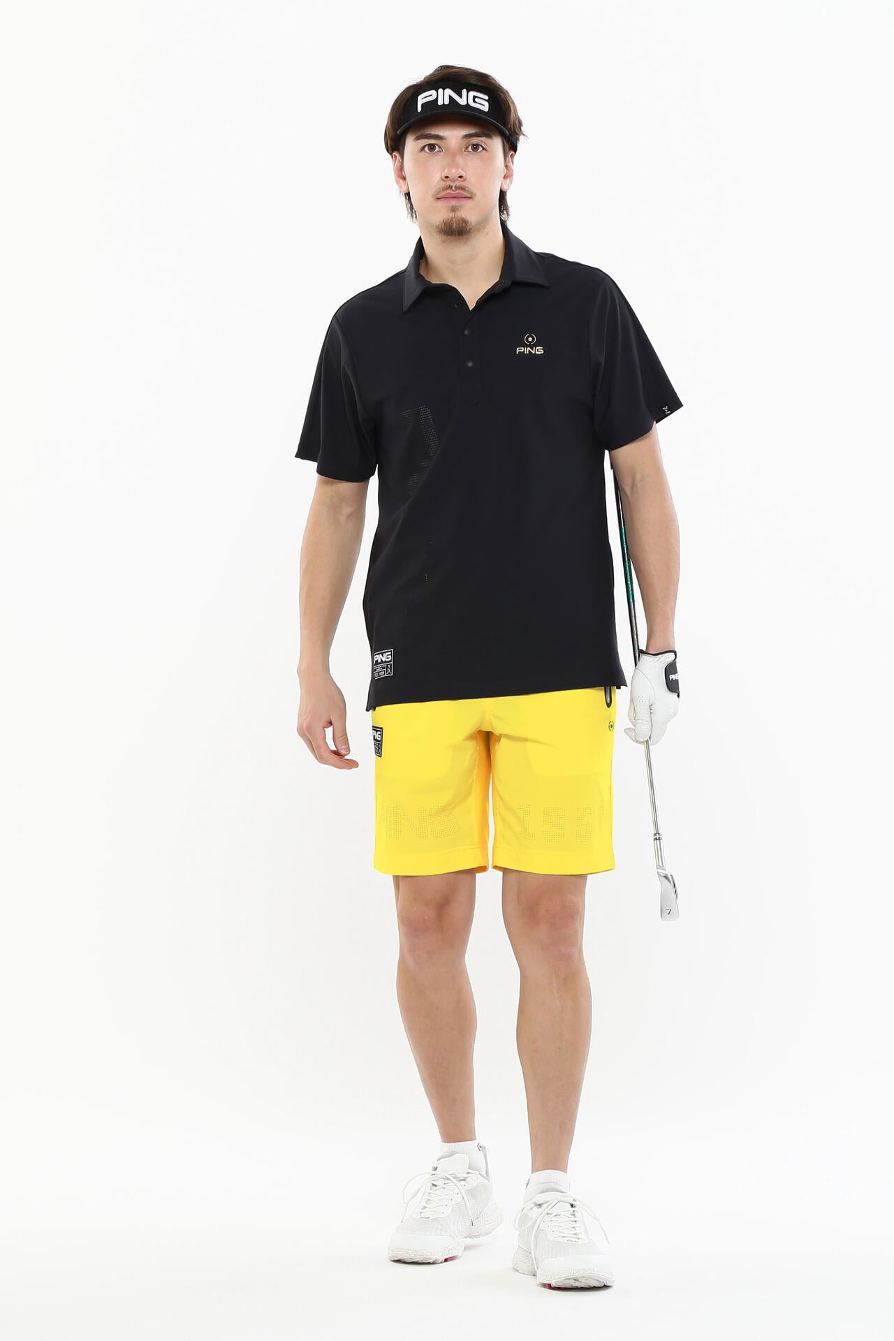専用‼︎ PING メンズ ポロシャツ ハーフパンツ セット 未使用タグ付 M joker セットアップ メンズ ポロシャツ ハーフパンツ 短パン 半