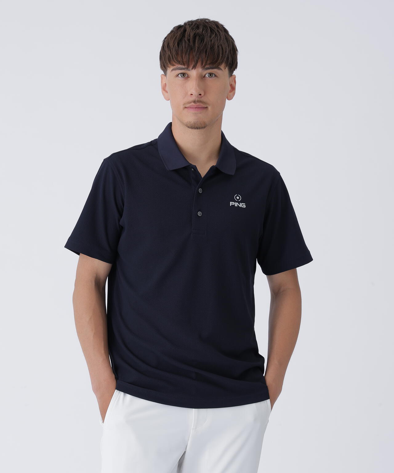 PING APPAREL】オニカノコ半袖ポロシャツ (EARLY SPRING) (MENS