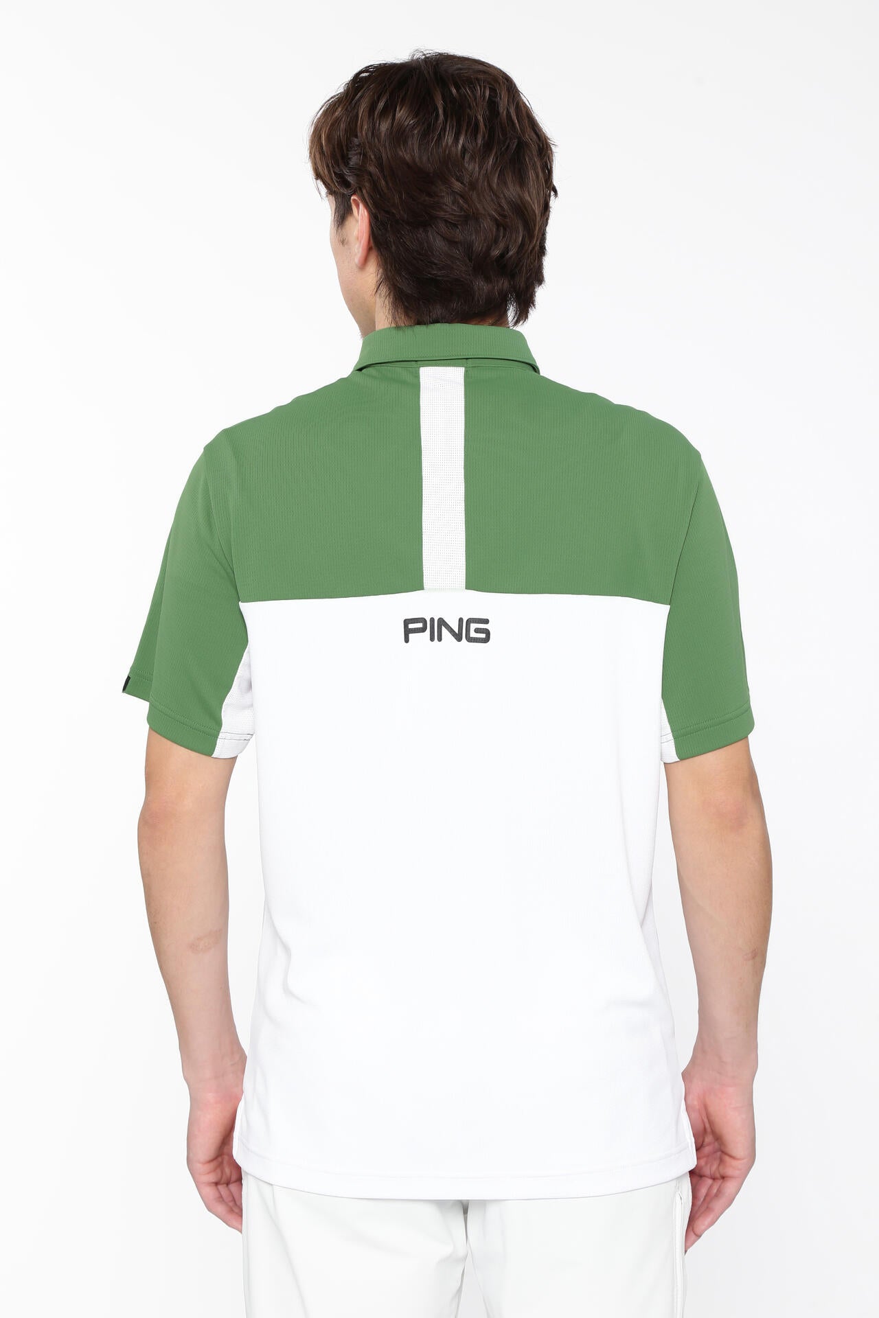 【PING APPAREL】高通気ジャージ半袖ポロシャツ＜PERFORMANCE＞ (MENS)