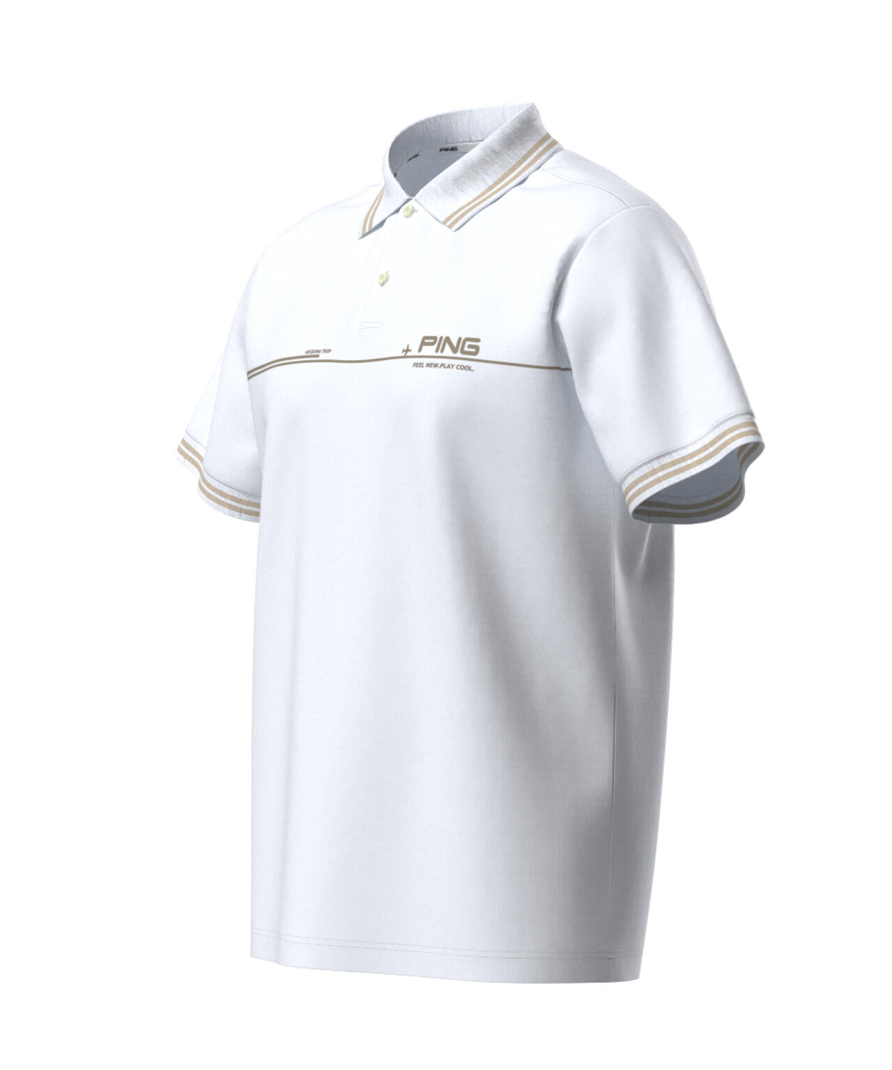 【PING APPAREL】サライテック二重織半袖ポロシャツ ＜NATIVE＞ (MENS)