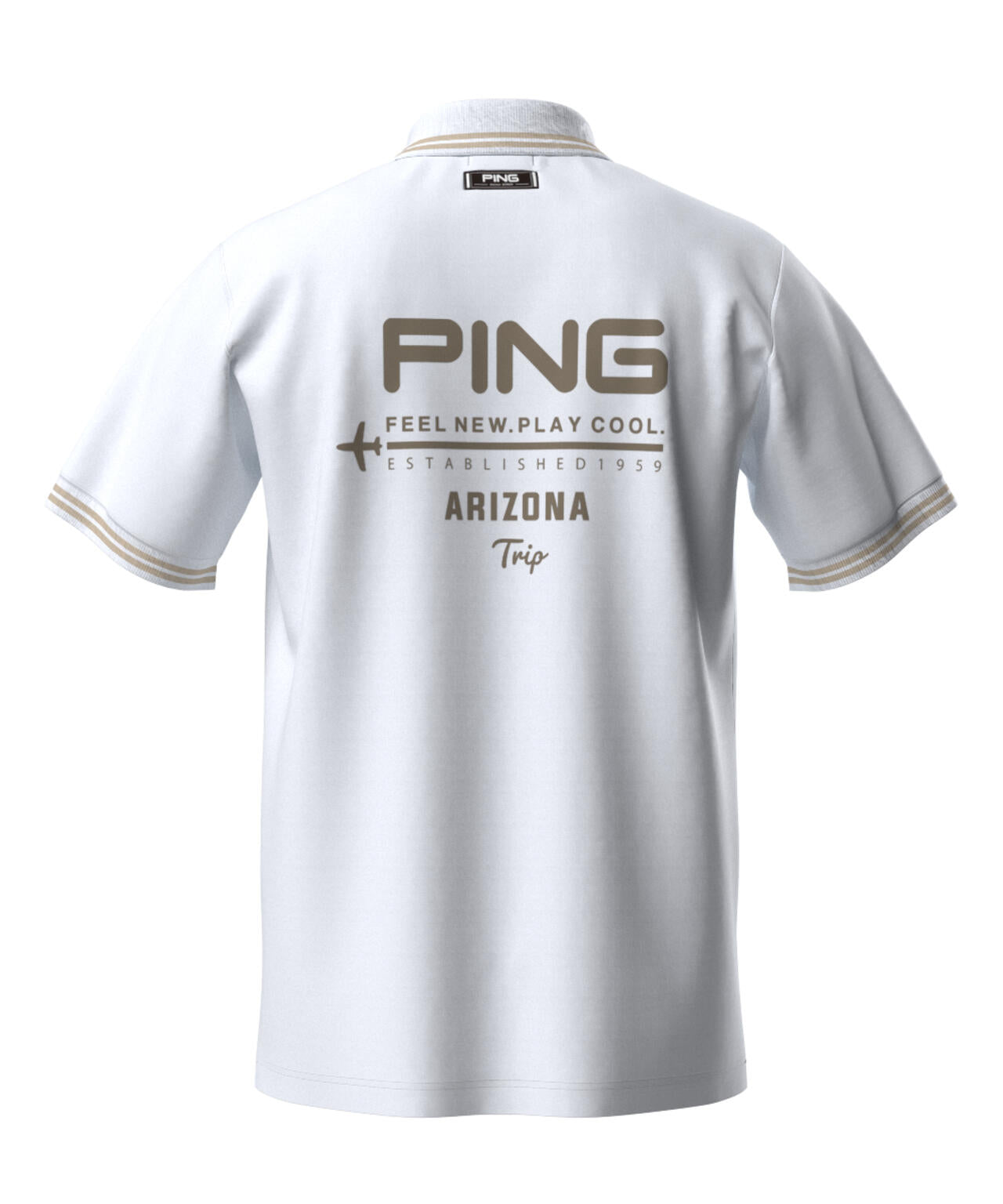 【PING APPAREL】サライテック二重織半袖ポロシャツ ＜NATIVE＞ (MENS)