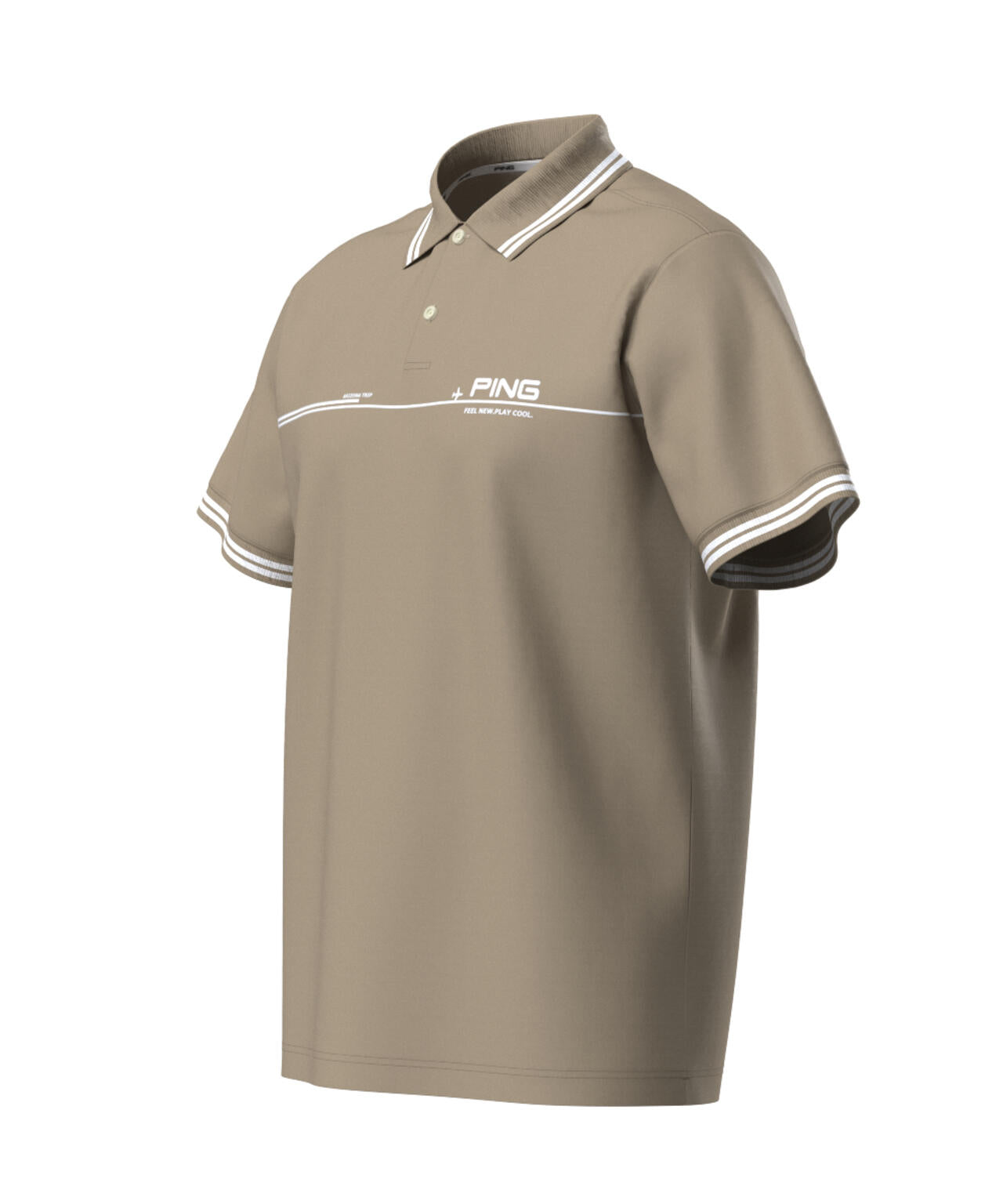 【PING APPAREL】サライテック二重織半袖ポロシャツ ＜NATIVE＞ (MENS)