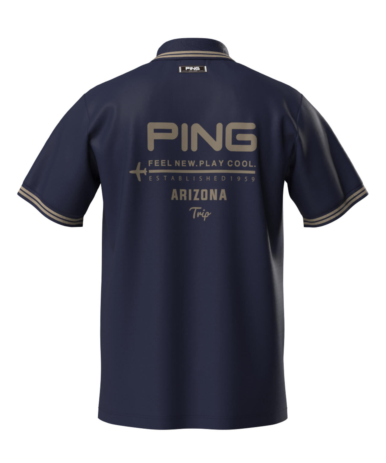 【PING APPAREL】サライテック二重織半袖ポロシャツ ＜NATIVE＞ (MENS)