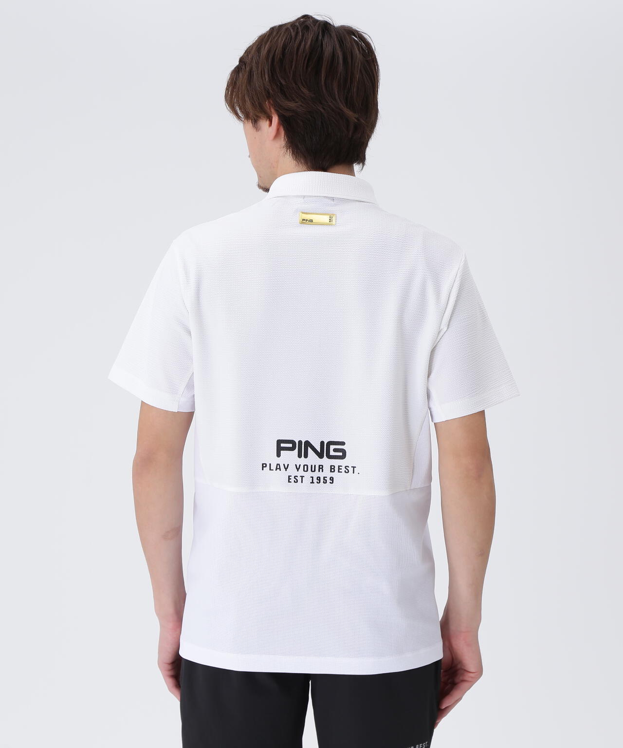 PING ポロシャツ ホワイト PHOENIX ARIZONA PING APPAREL】涼風-SUZUKAZEハイテンションサッカー半袖