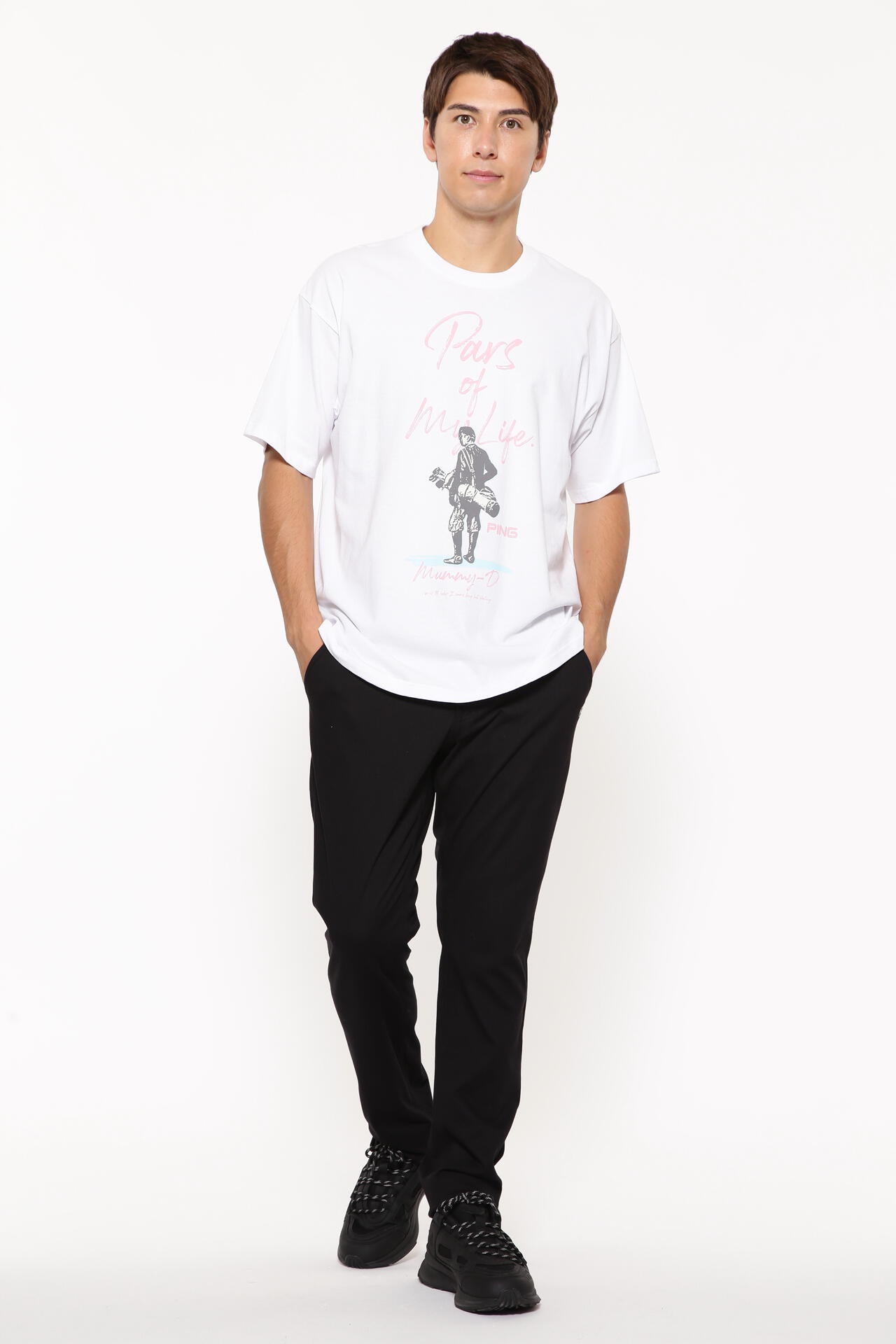 PING APPAREL】Mummy-Dコラボ半袖Tシャツ (UNISEX) | PING（ピン