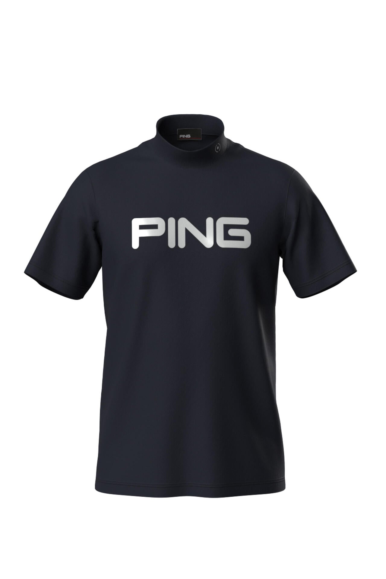 PING APPAREL】ダブルメッシ半袖ハイネックカットソー ＜EARLY SPRING