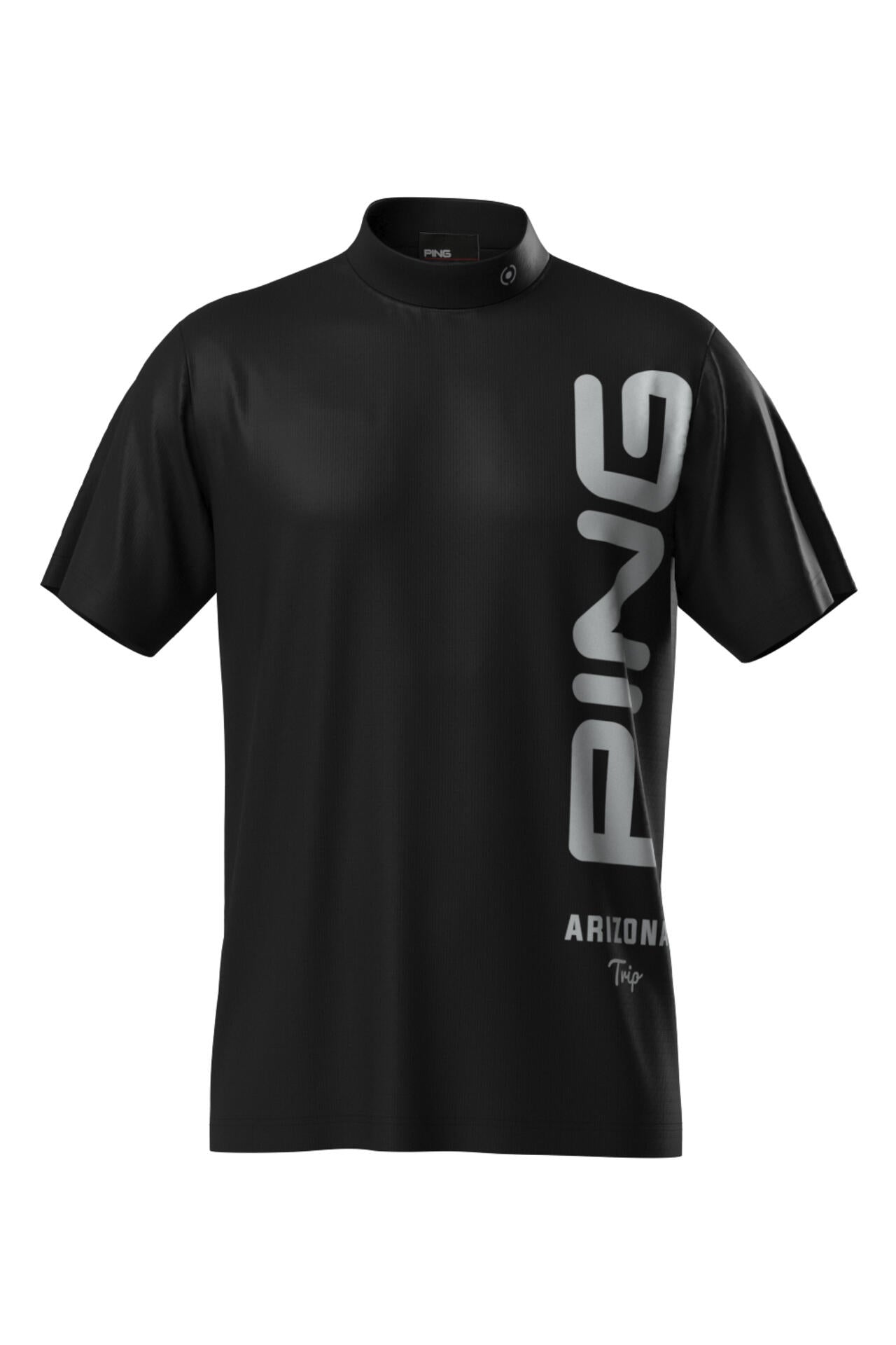 【PING APPAREL】エコブルー半袖ハイネックシャツ ＜PERFORMANCE＞ (MENS)