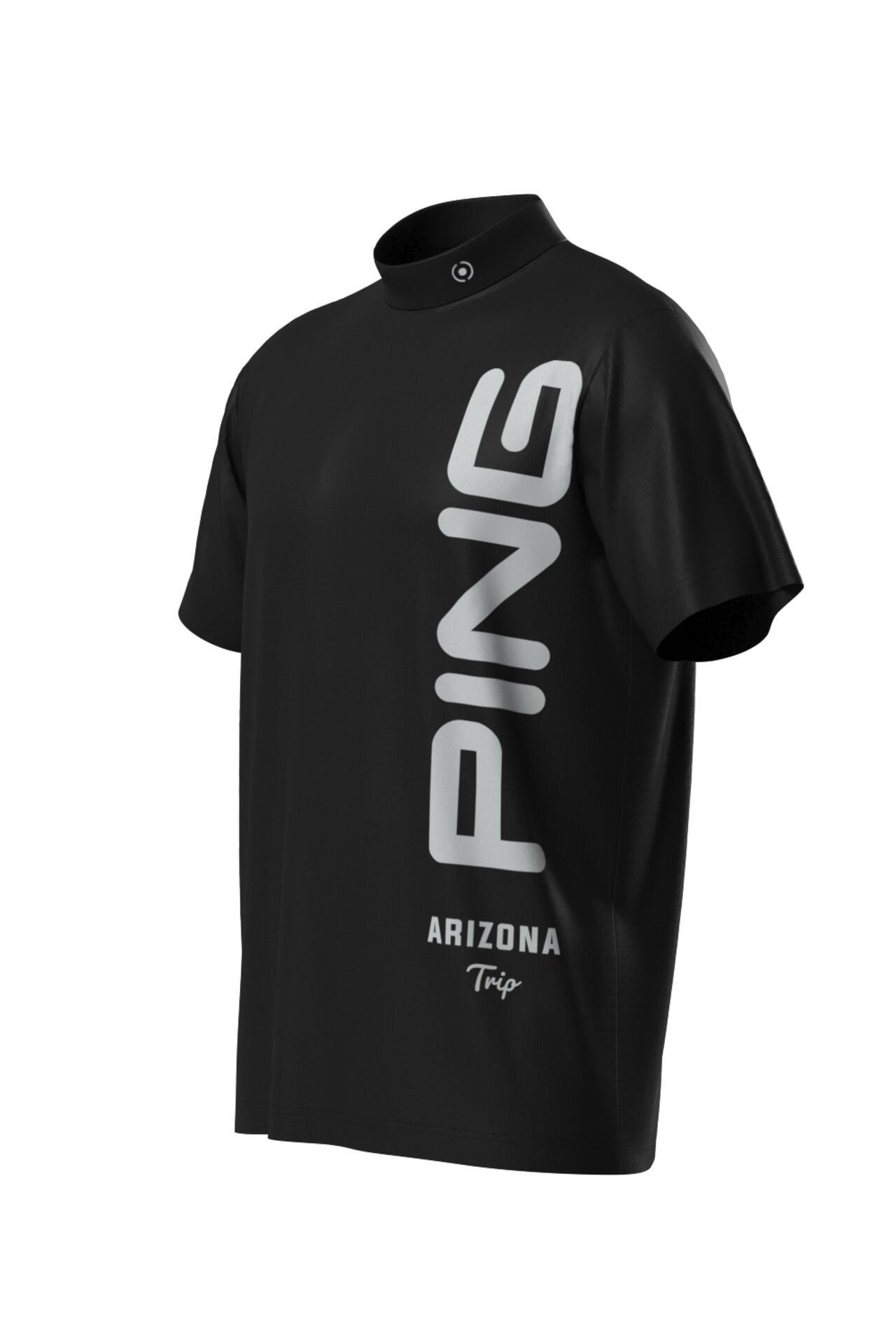 【PING APPAREL】エコブルー半袖ハイネックシャツ ＜PERFORMANCE＞ (MENS)