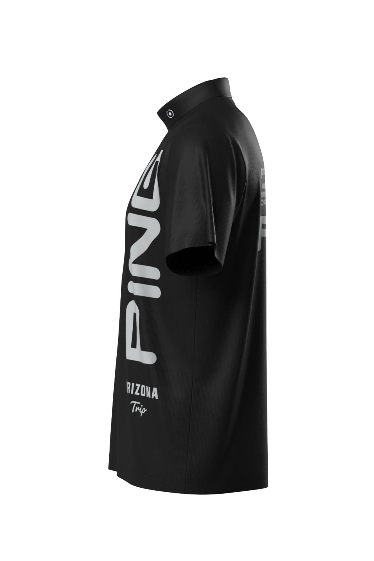 【PING APPAREL】エコブルー半袖ハイネックシャツ ＜PERFORMANCE＞ (MENS)