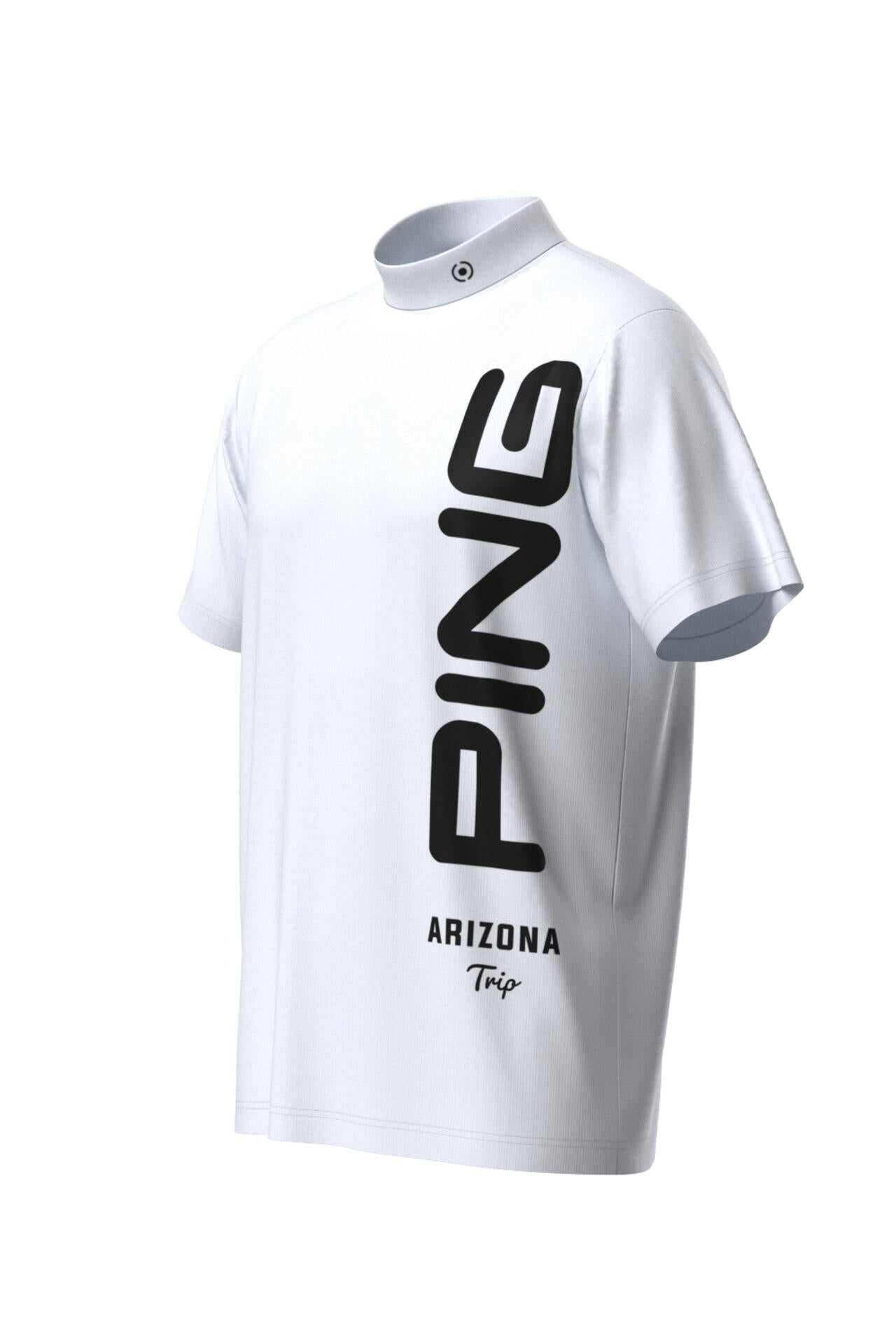 【PING APPAREL】エコブルー半袖ハイネックシャツ ＜PERFORMANCE＞ (MENS)
