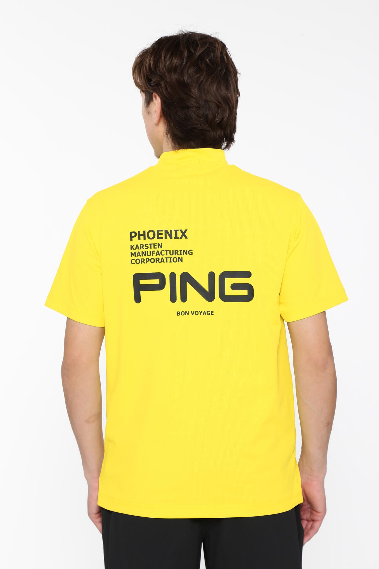 【PING APPAREL】エコブルー半袖ハイネックシャツ ＜PERFORMANCE＞ (MENS)
