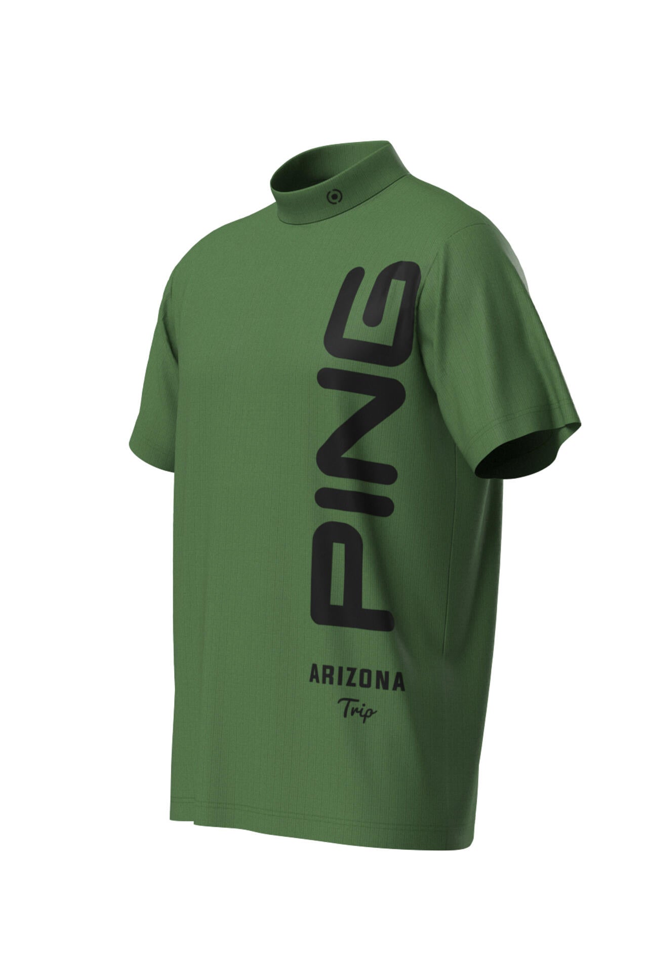 【PING APPAREL】エコブルー半袖ハイネックシャツ ＜PERFORMANCE＞ (MENS)