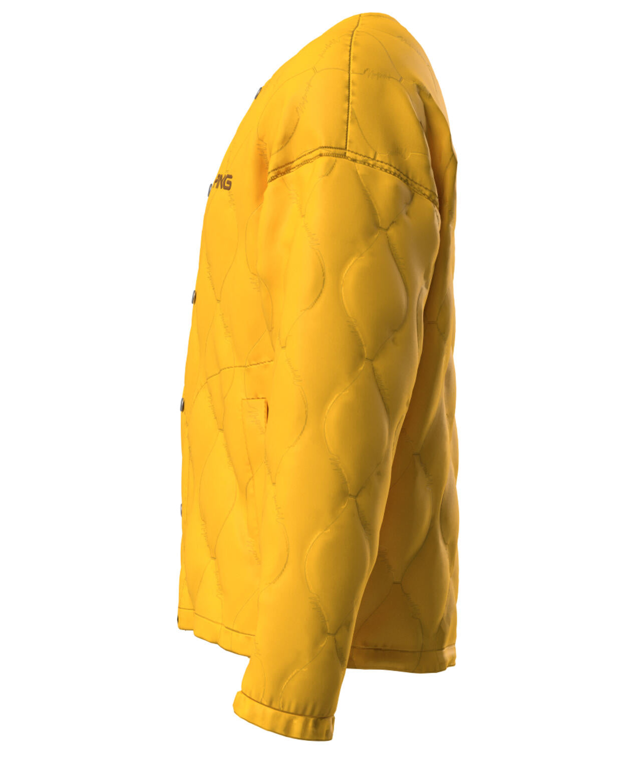 【PING APPAREL】ストレッチタフタキルティングノーカラーブルゾン ＜NATIVE＞ (MENS)