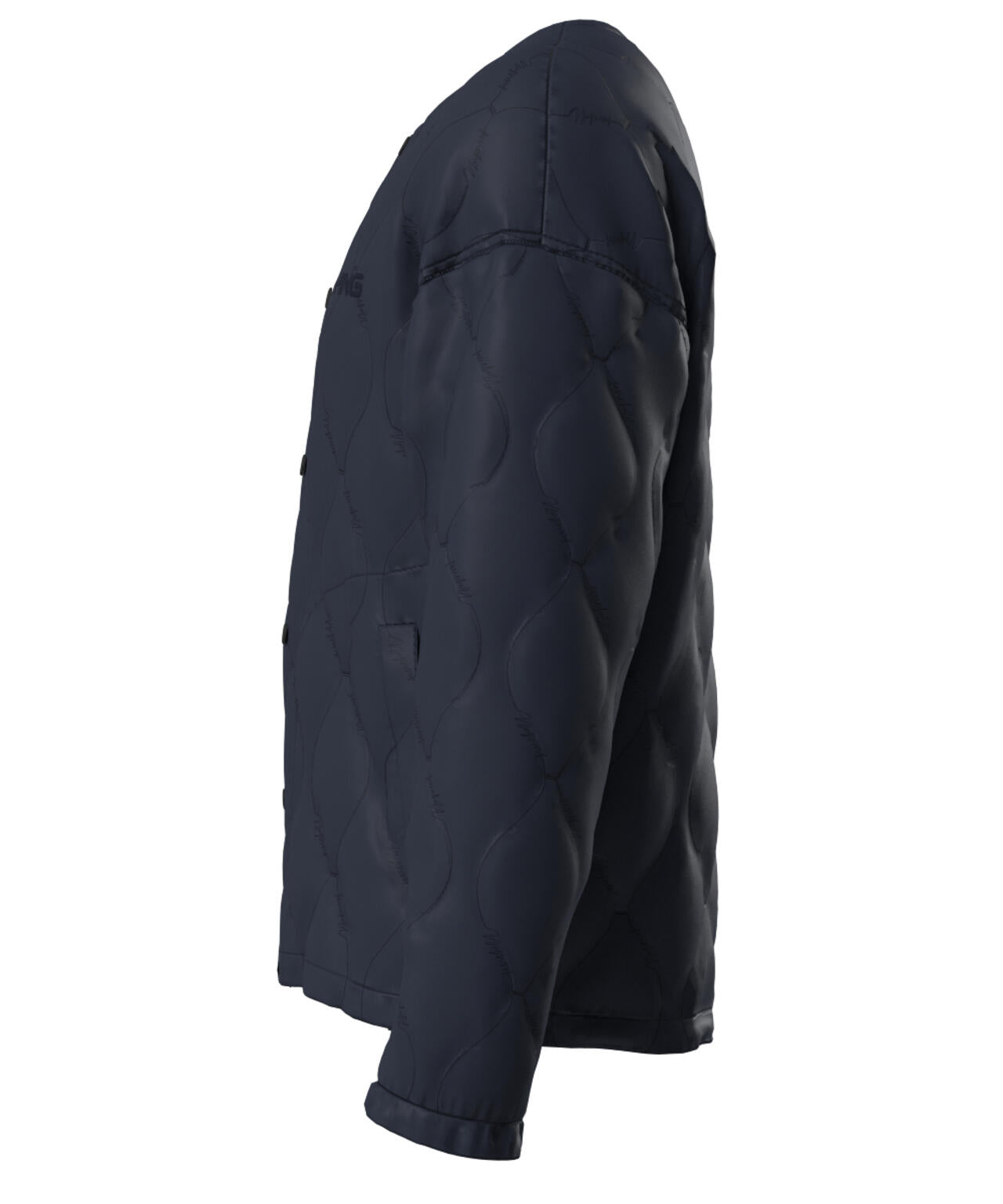 【PING APPAREL】ストレッチタフタキルティングノーカラーブルゾン ＜NATIVE＞ (MENS)