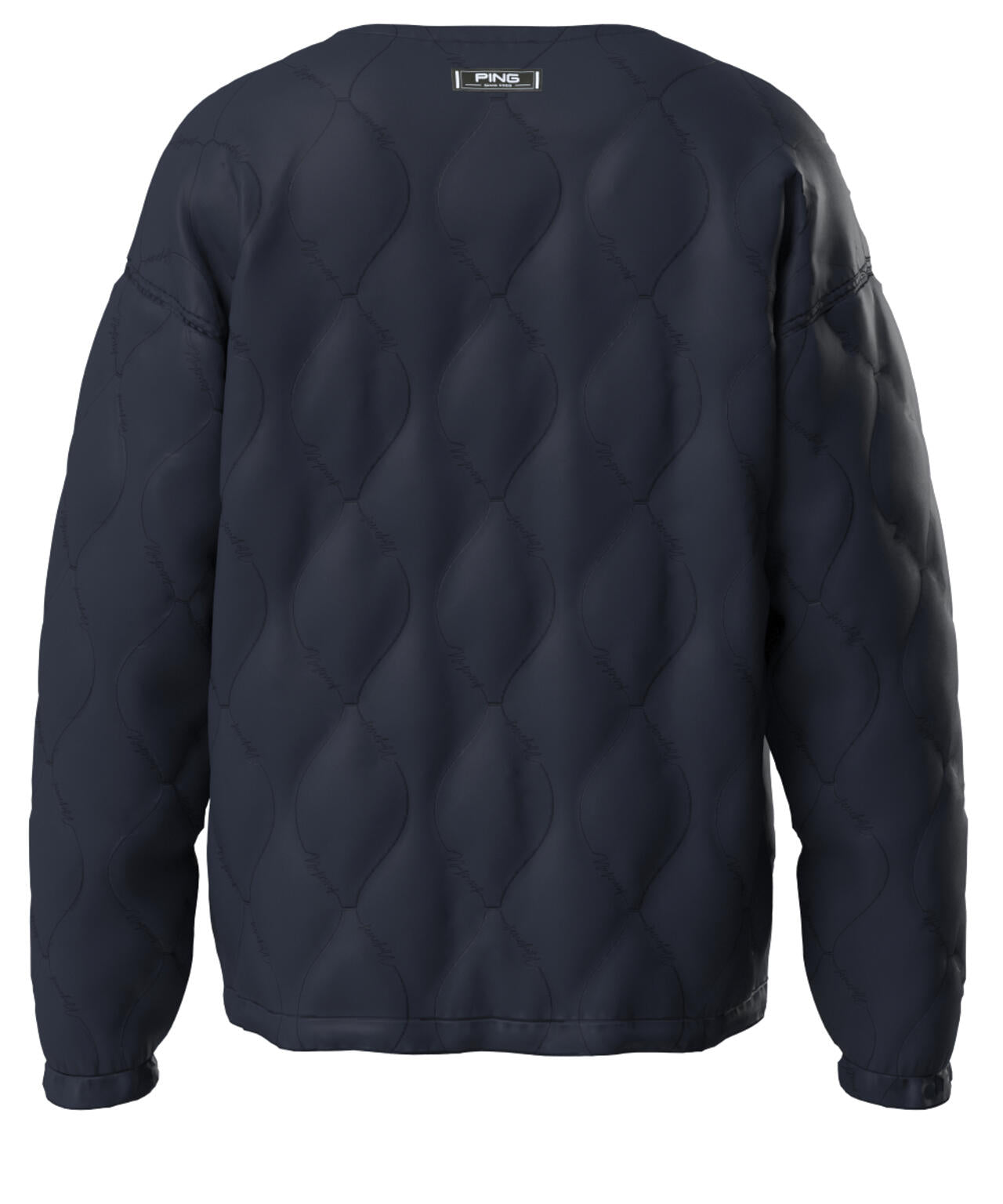 【PING APPAREL】ストレッチタフタキルティングノーカラーブルゾン ＜NATIVE＞ (MENS)