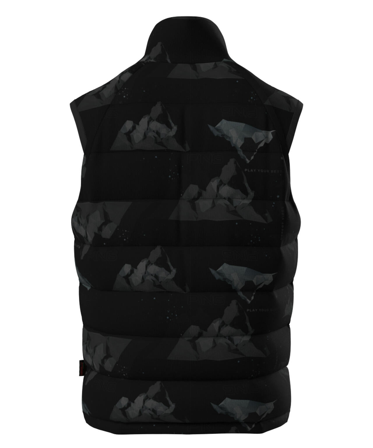 【PING APPAREL】全方向ストレッチ接結ボーダー2WAY中綿ブルゾン ＜PERFORMANCE＞ (MENS)